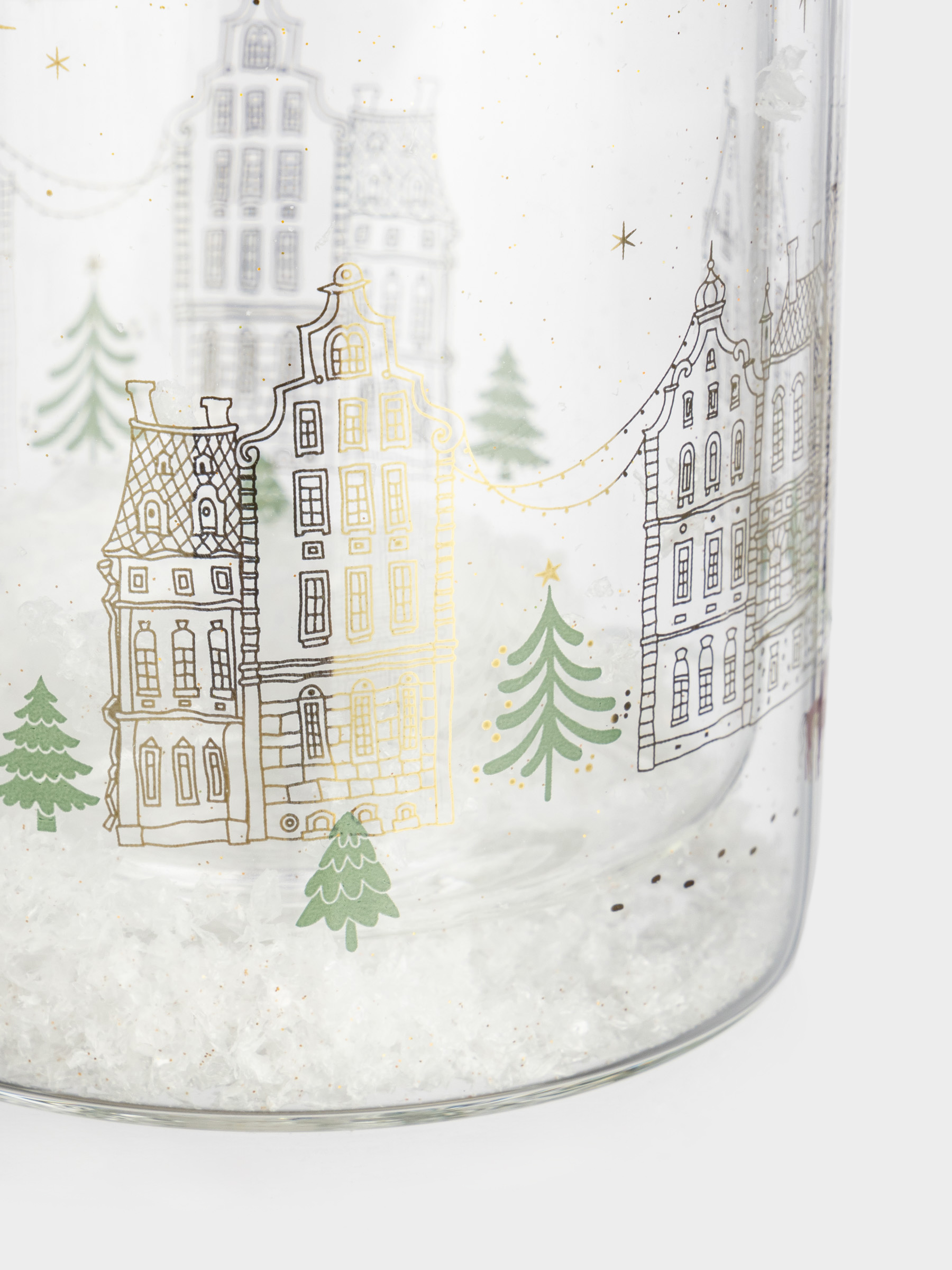 Саптыаяқ, 270 мл, шыны Б, ішінде жылтыр және қар бар, үйге арналған, Air decor, image-3