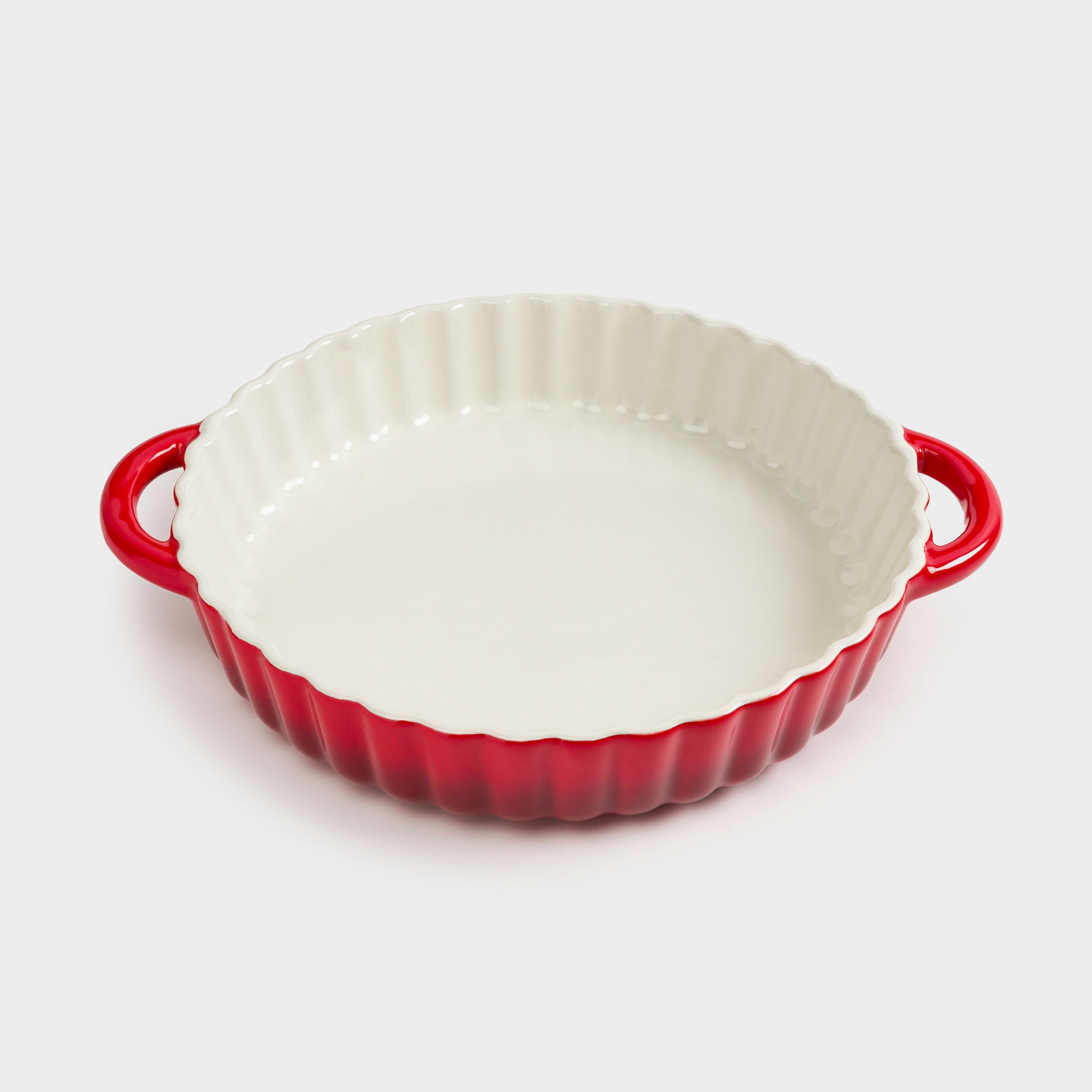 Форма для запекания, 25 см, керамика, круглая, бордовая, Градиент, Cakes gradient, image-2