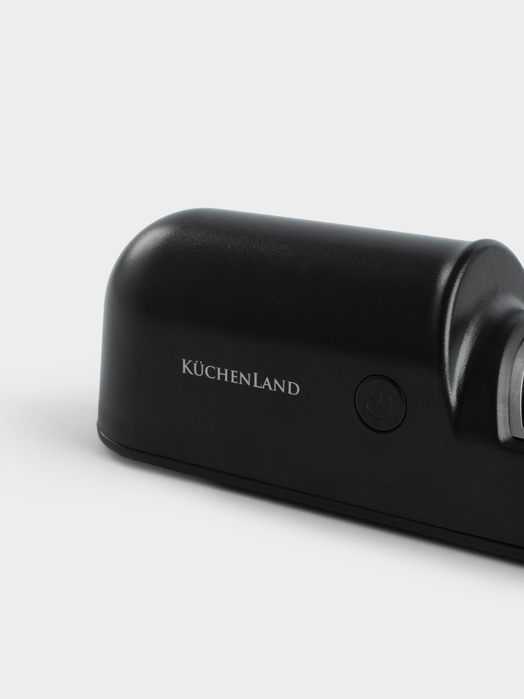 Точило для ножей, 19 см, два этапа заточки, электрическое, беспроводное, пластик/керамика, черное, Liberica, image-5