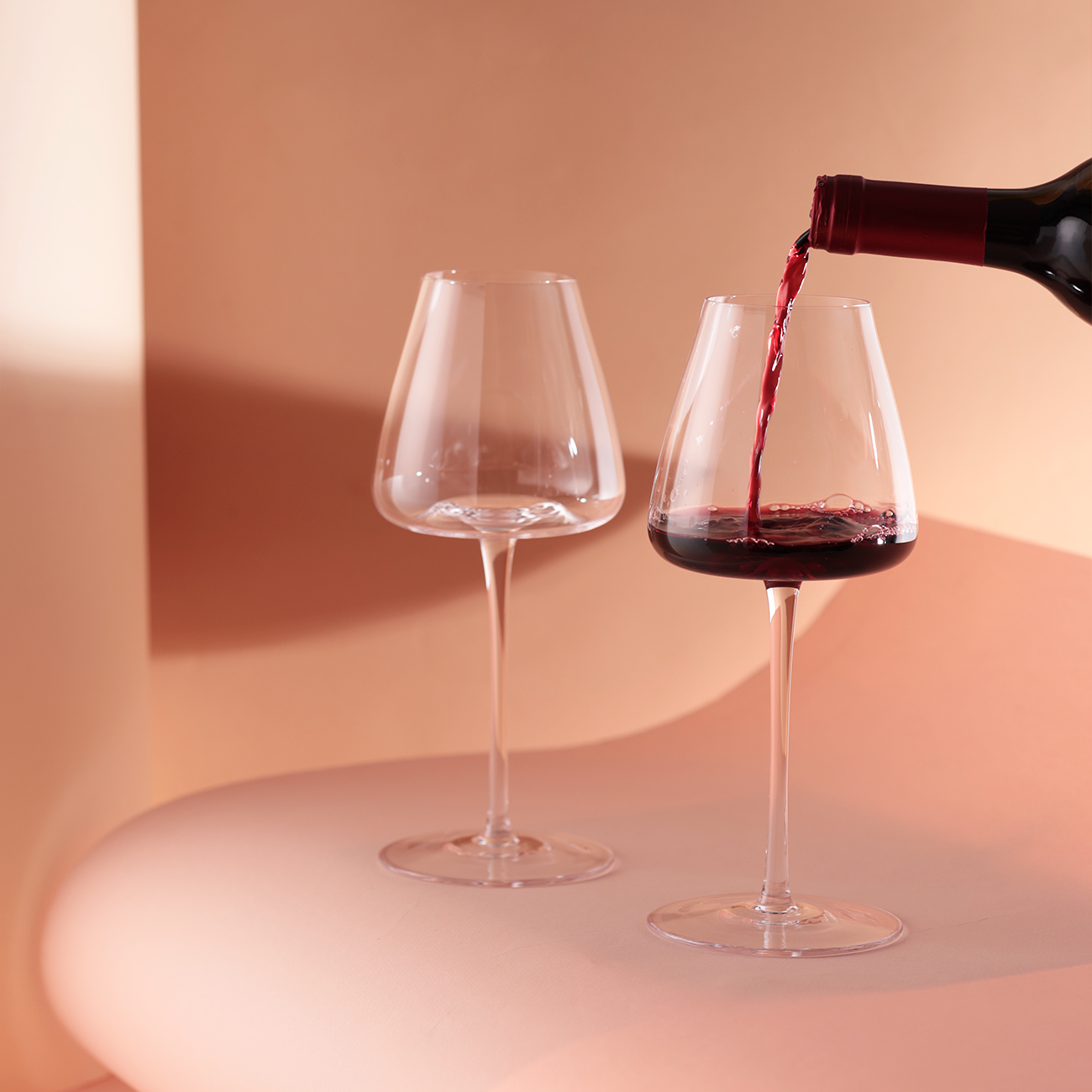 Бокал для красного вина, 480 мл, 2 шт, стекло, Sorento изображение № 8