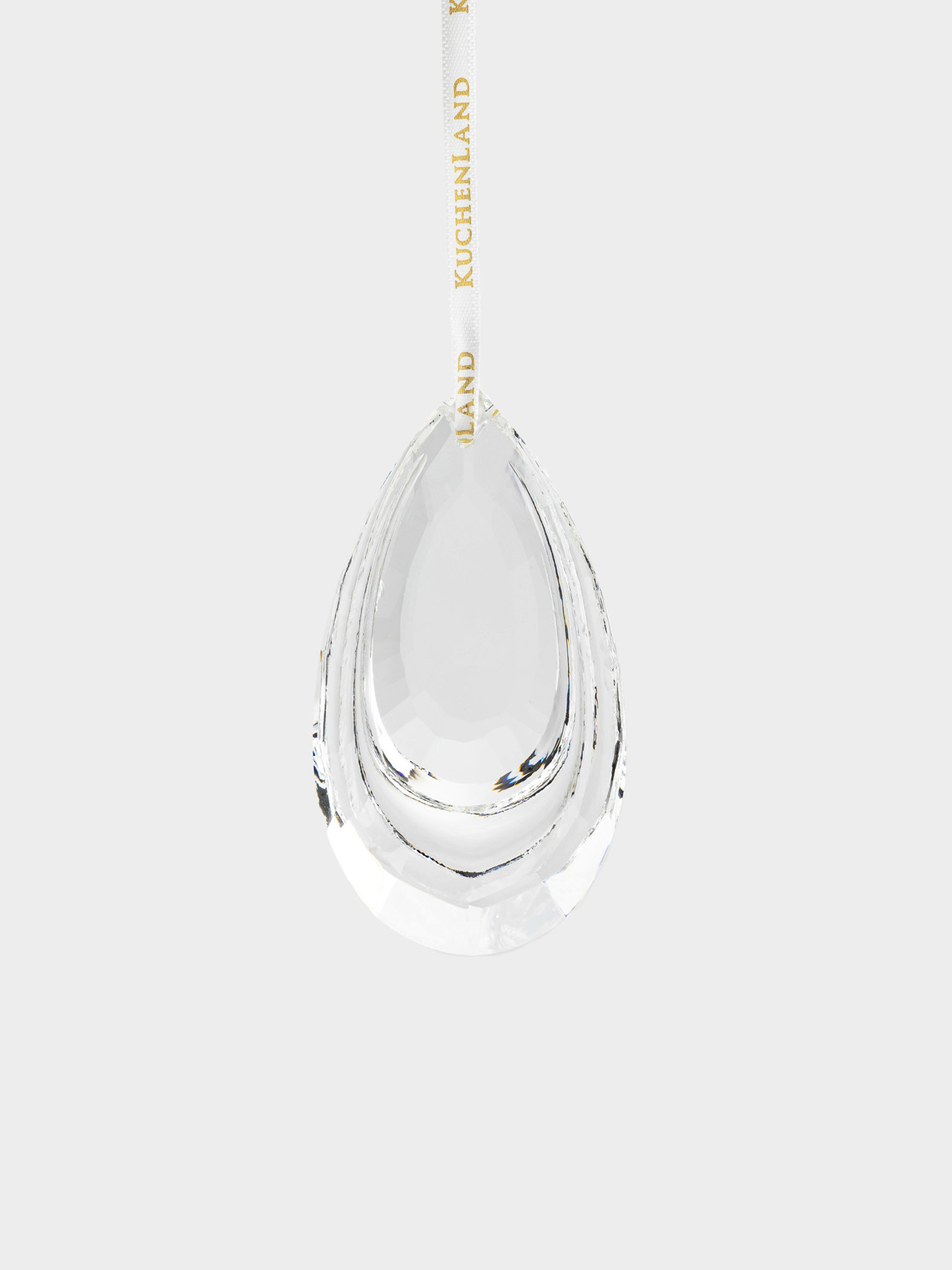 Шырша ойыншығы, 6х7 см, шыны, Тамшы, Ice crystal, image-0