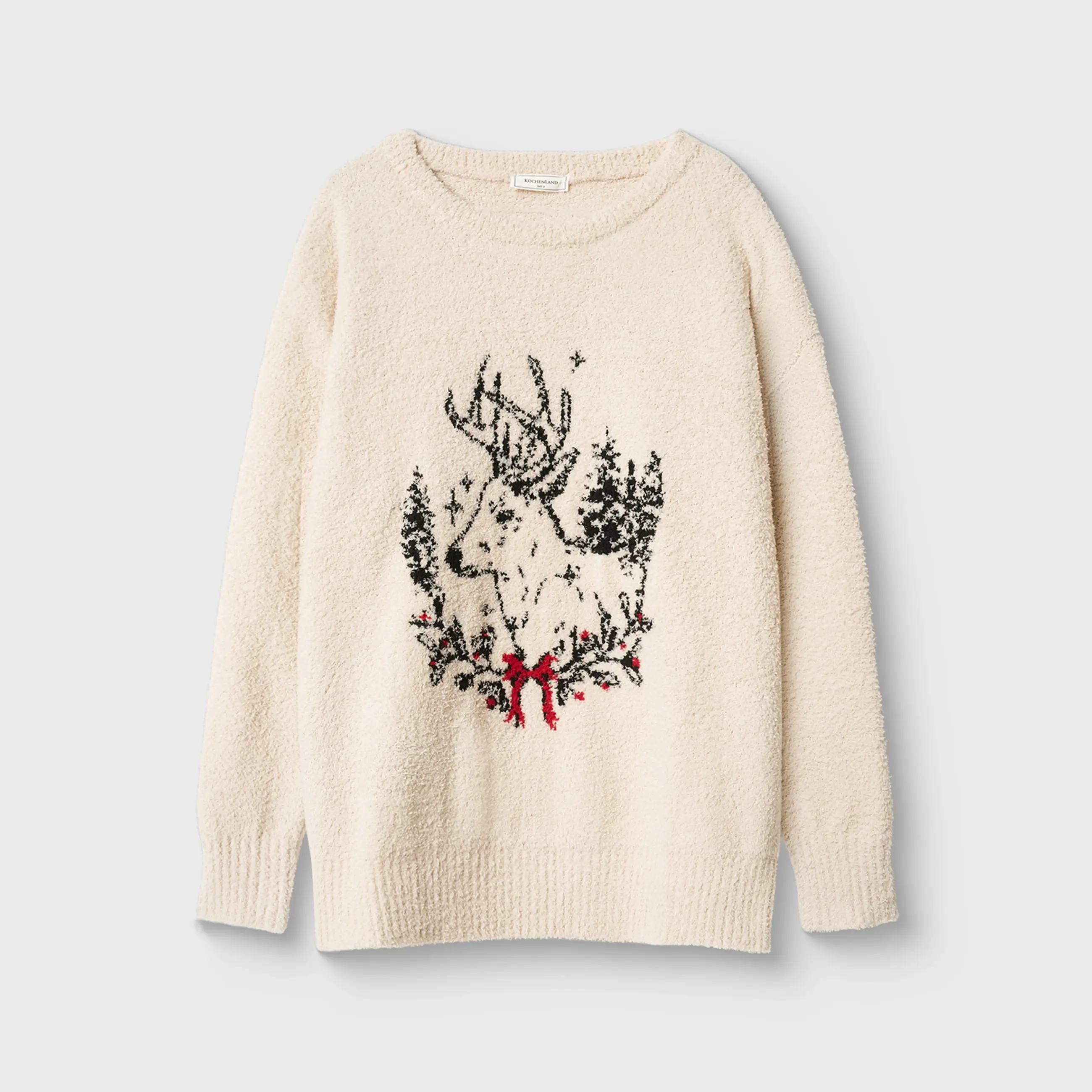 Әйелдерге арналған кеңжейде, үйге арналған, өлшемі L, полиэстер, сарғылт-қоңыр, Бұғы, Aimi