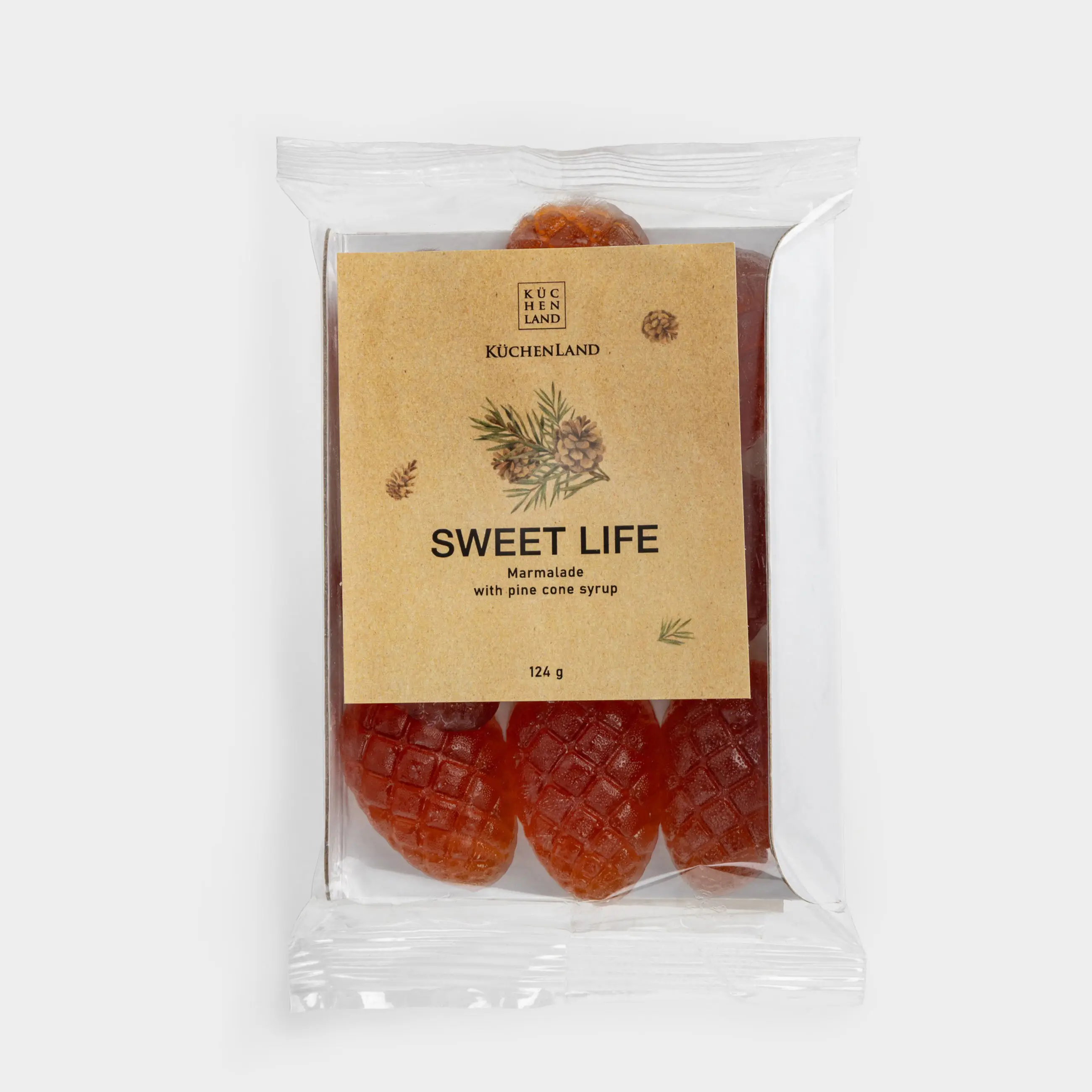 Мармелад, 124 гр, с сосновым сиропом, Sweet life