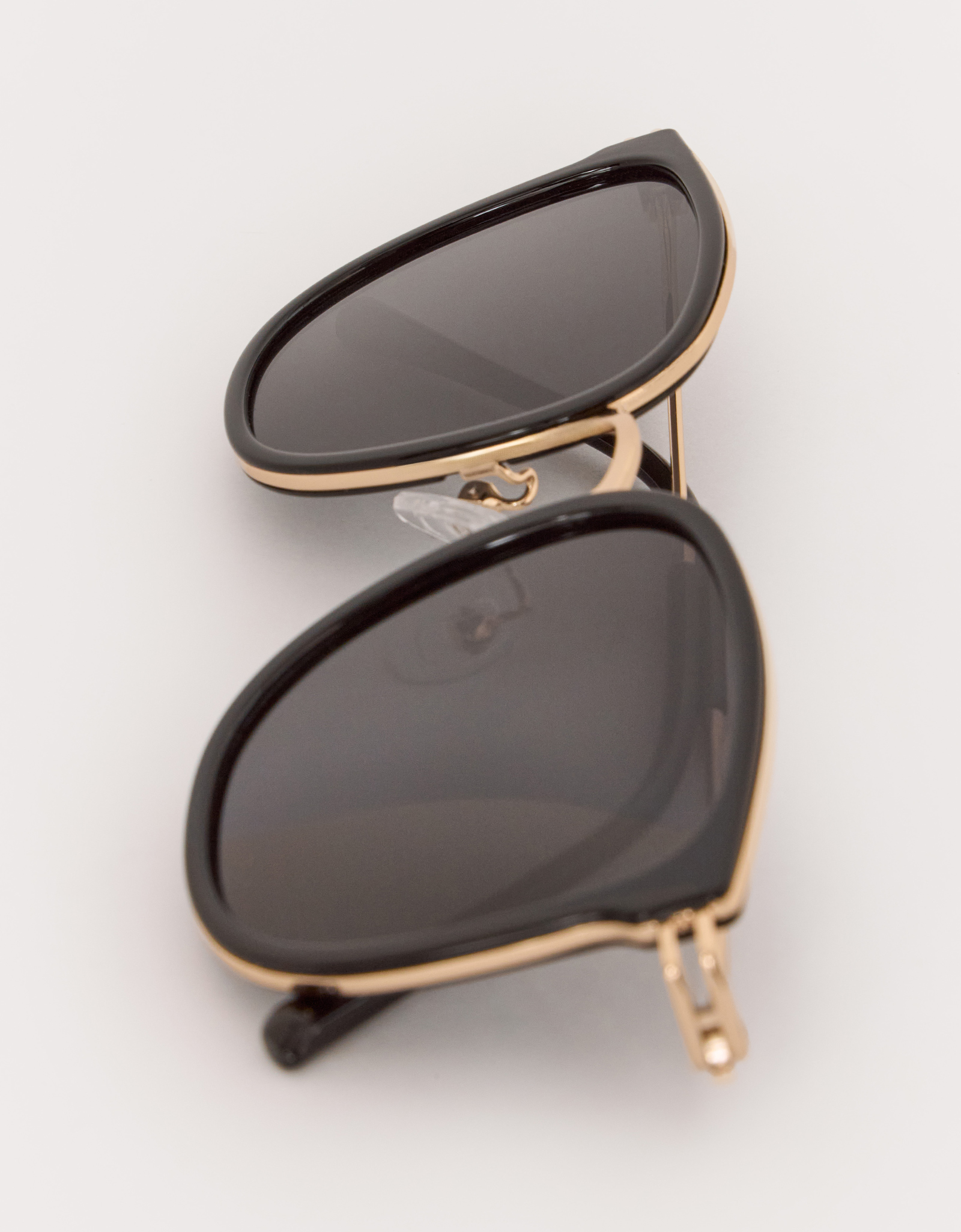 Очки солнцезащитные, пластик, прямоугольные, черные, Панто, Eyewear, image-2