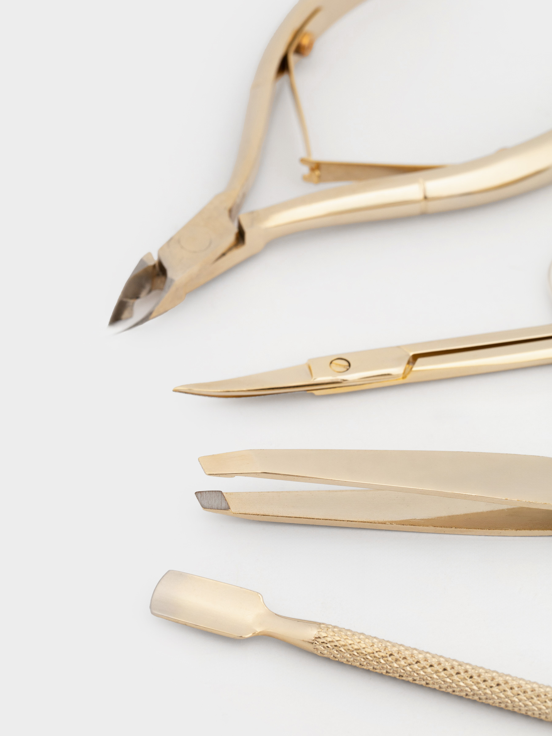 Набор маникюрный, 4 пр, в футляре, сталь/полиуретан, золотистый, Manicure gold, image-5