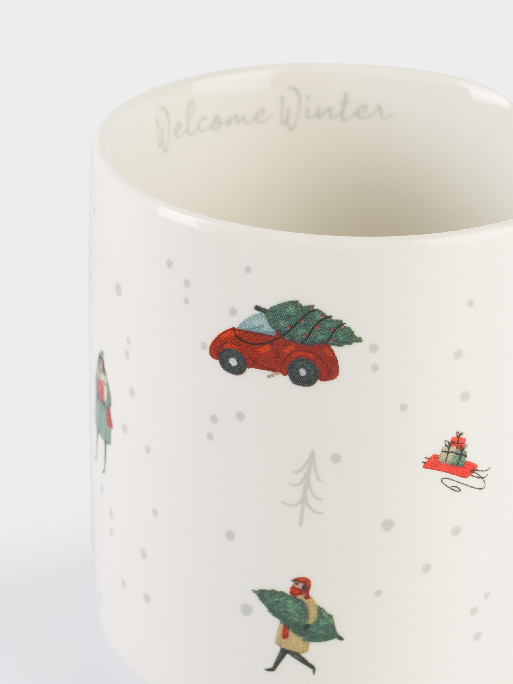 Саптыаяқ, 320 мл, фарфор N, ақ, Қысқы демалыс, Festive mood, image-2