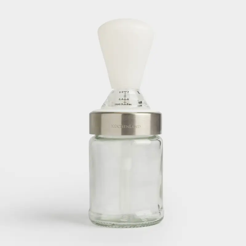 Контейнер для масла, 100 мл, с кисточкой, стекло/силикон, Comfort light ,image-0