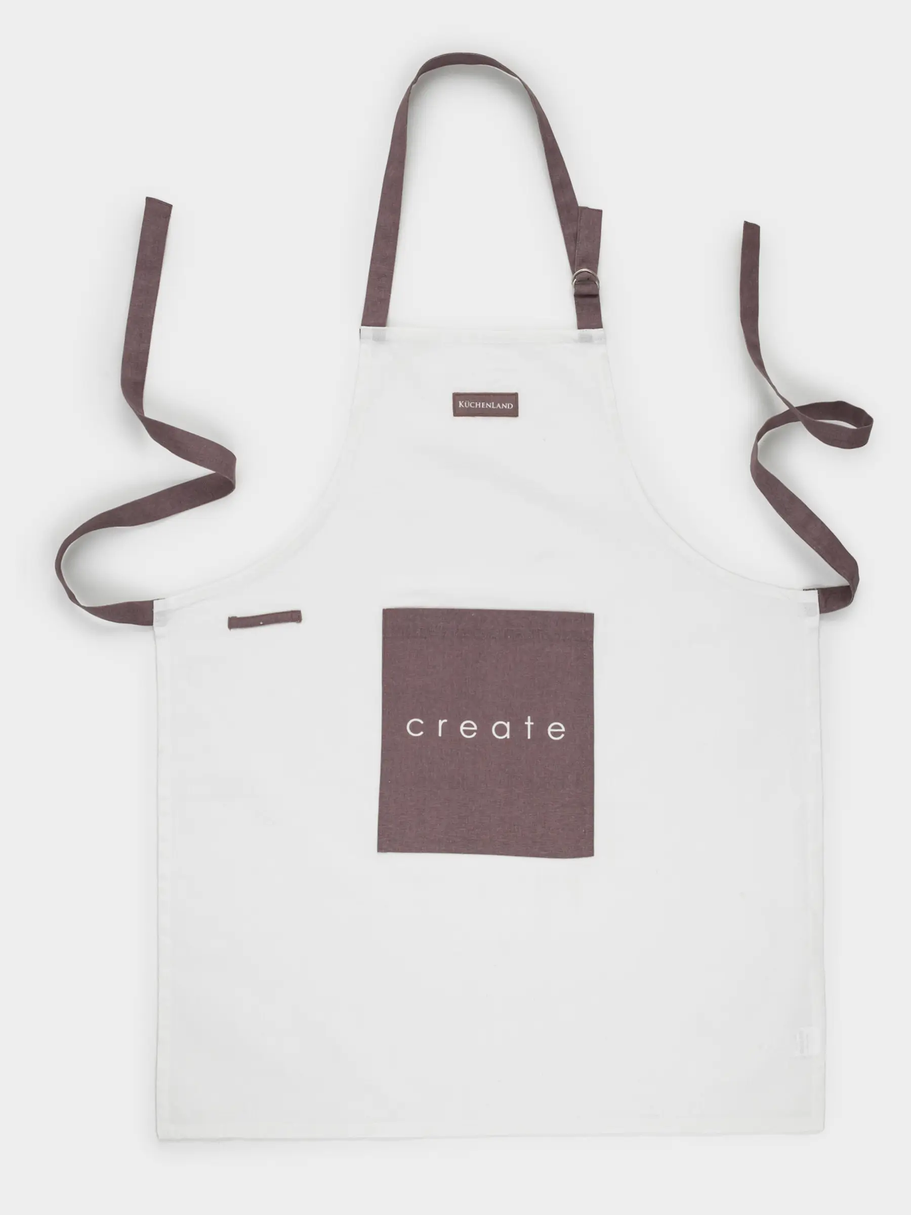 Фартук, 70х85 см, хлопок, бежевый, Create, Unione