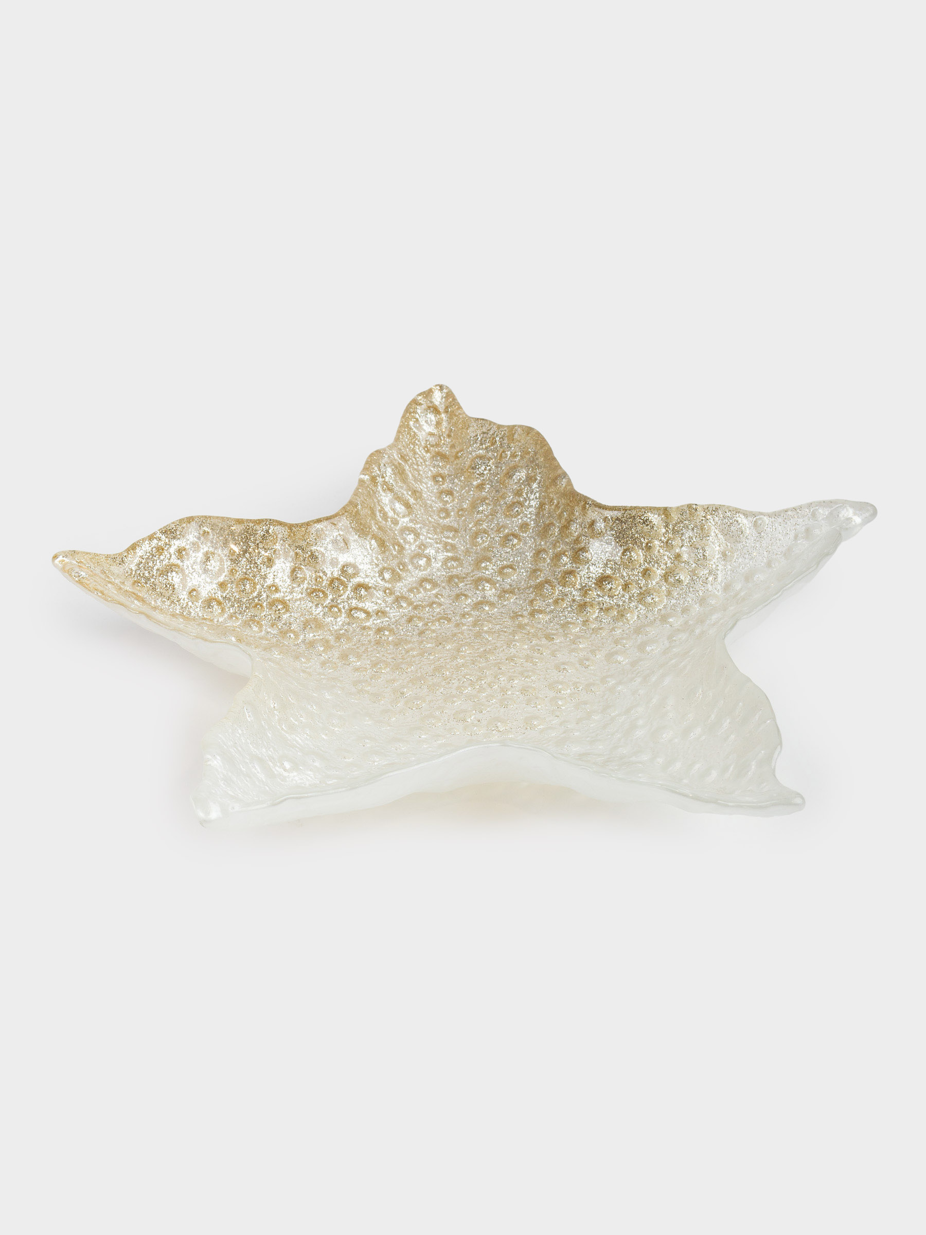 Блюдо, 26х4 см, стекло, золотистое, Морская звезда, Starfish, image-1