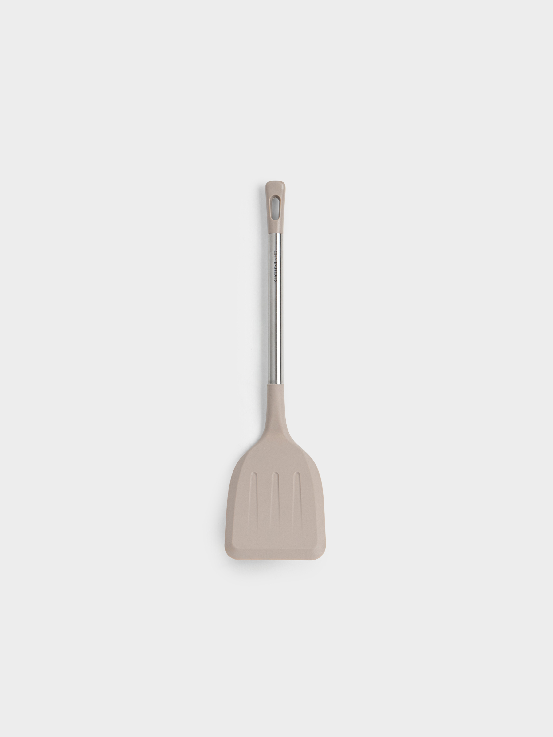 Қалақша, 35 см, силикон/болат, сұр, Ginelli kitchen