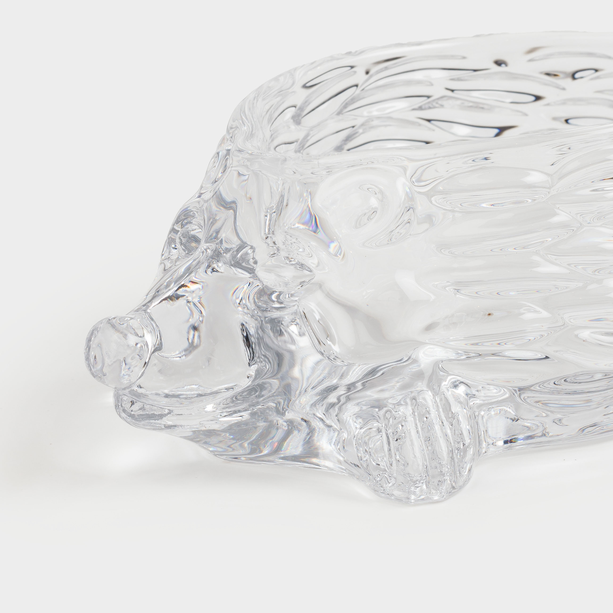 Салатник, 18х7 см, 450 мл, стекло Р, Ежик, Clear pattern, image-1