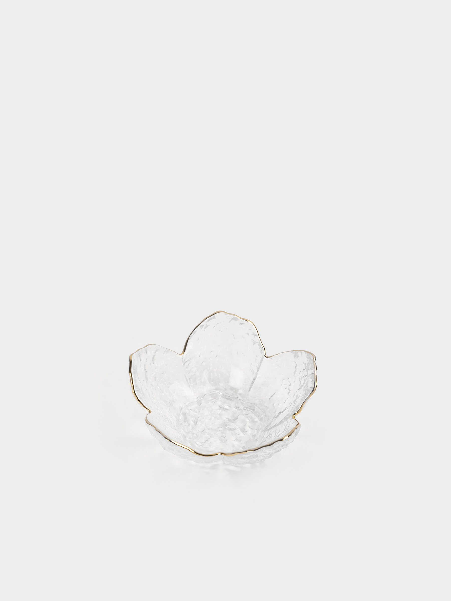 Кесе, 10х4 см, 50 мл, шыны Р, алтын жиегі бар, Гүл, Glacial, image-1