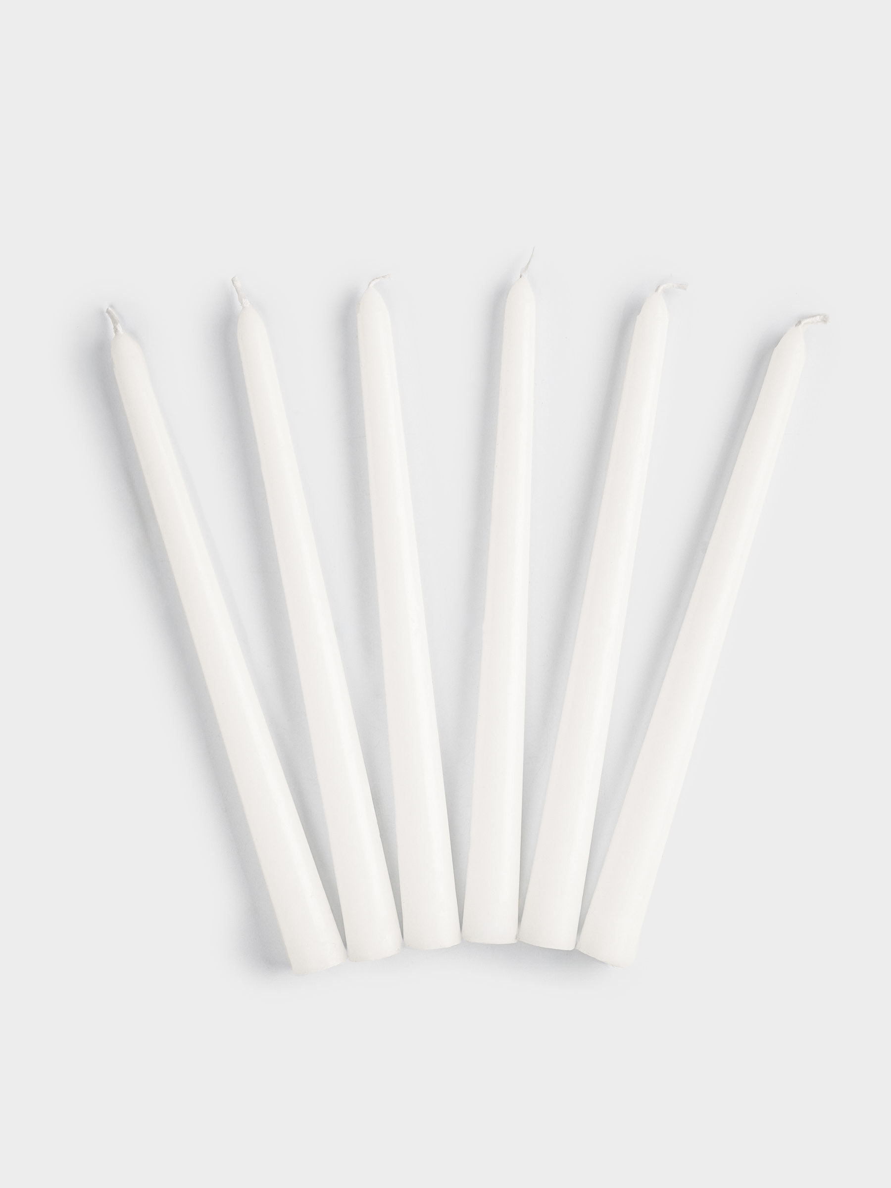 Свеча, 26 см, 6 шт, тонкая, Luxury white, image-2