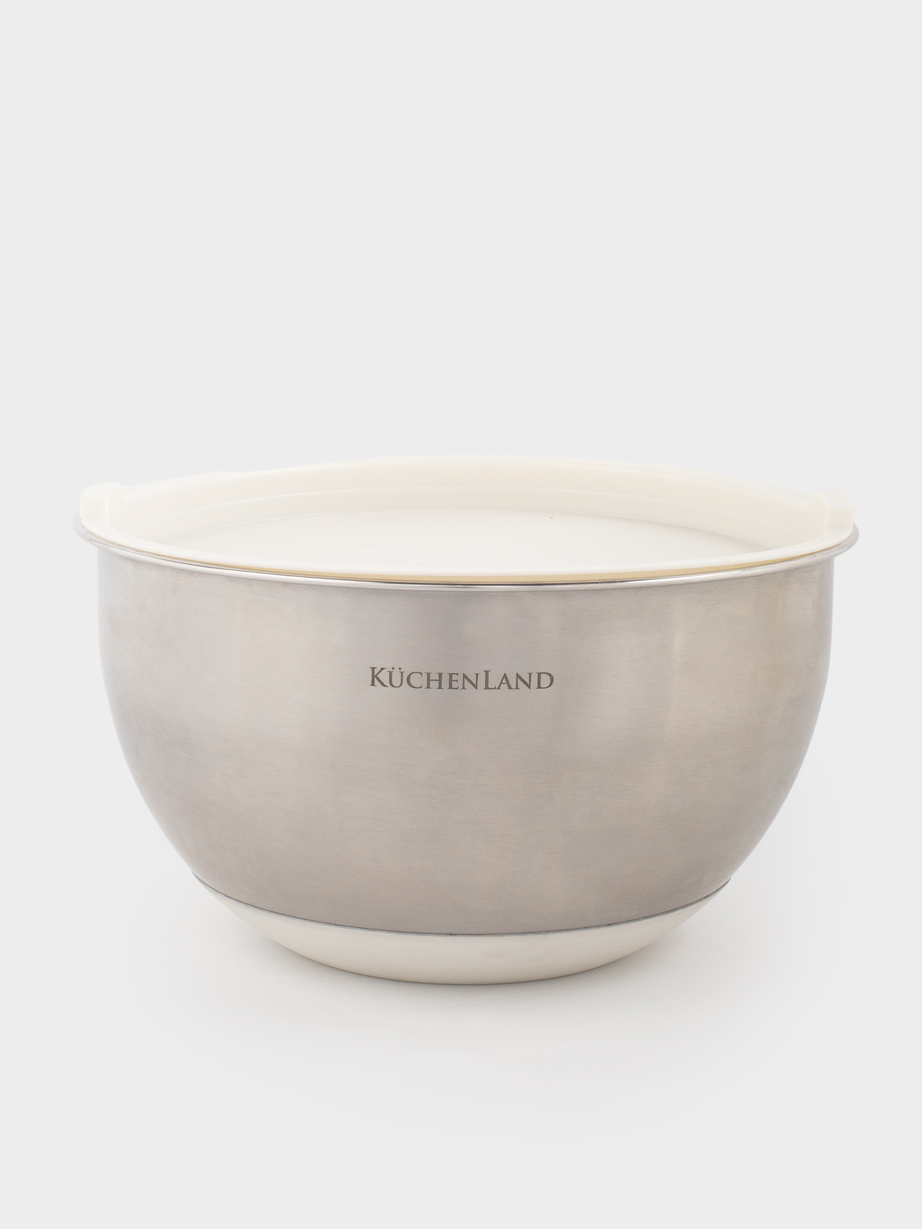 Тостаған, 1,25 / 2,5 л, 2 дана, қақпағы бар, сырғанауға қарсы түбі, болат / пластик, бежевый, Терра, image-1