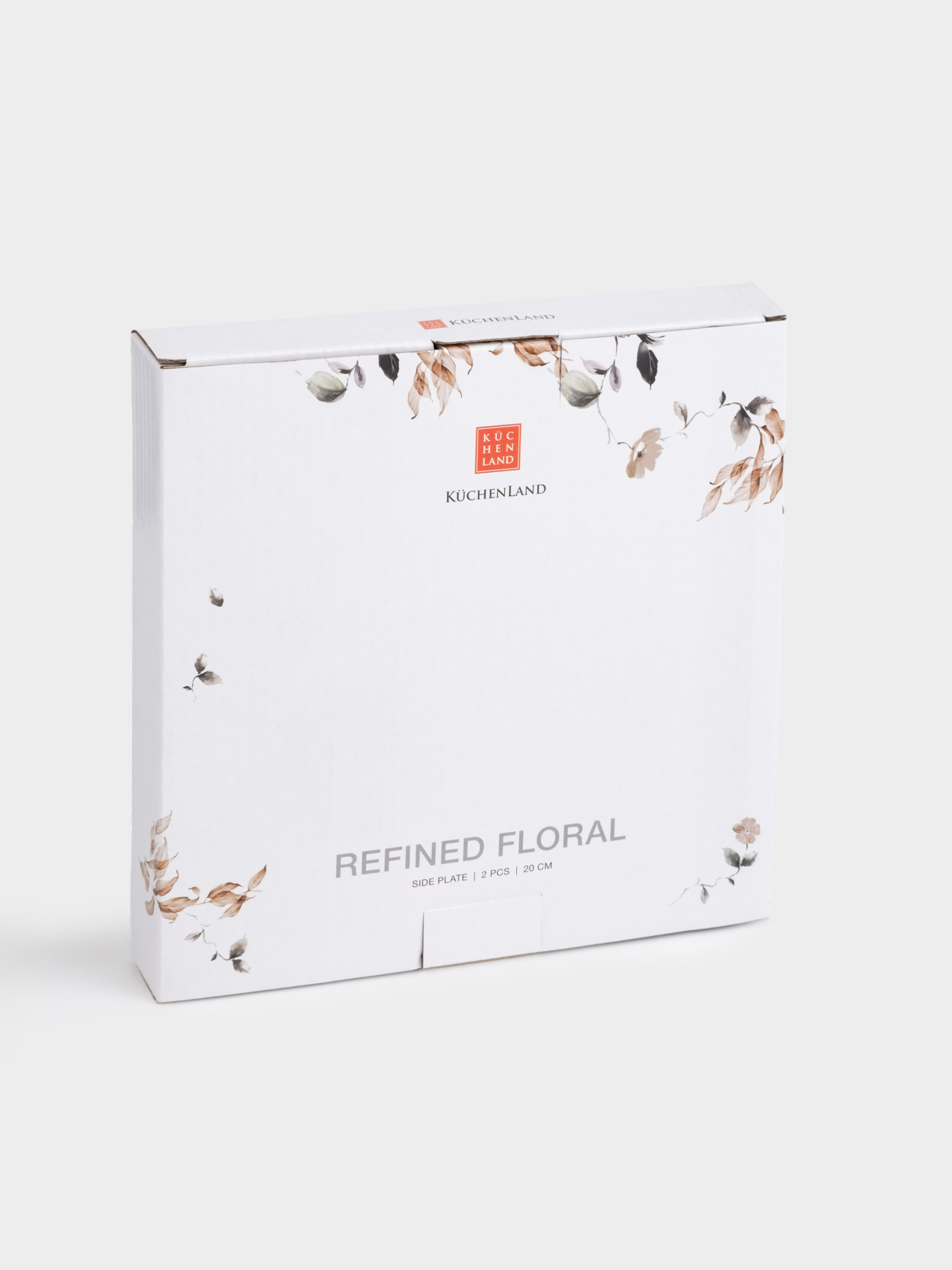 Тарелка закусочная, 20 см, 2 шт, фарфор N, Осенние цветы, Refined floral, image-4