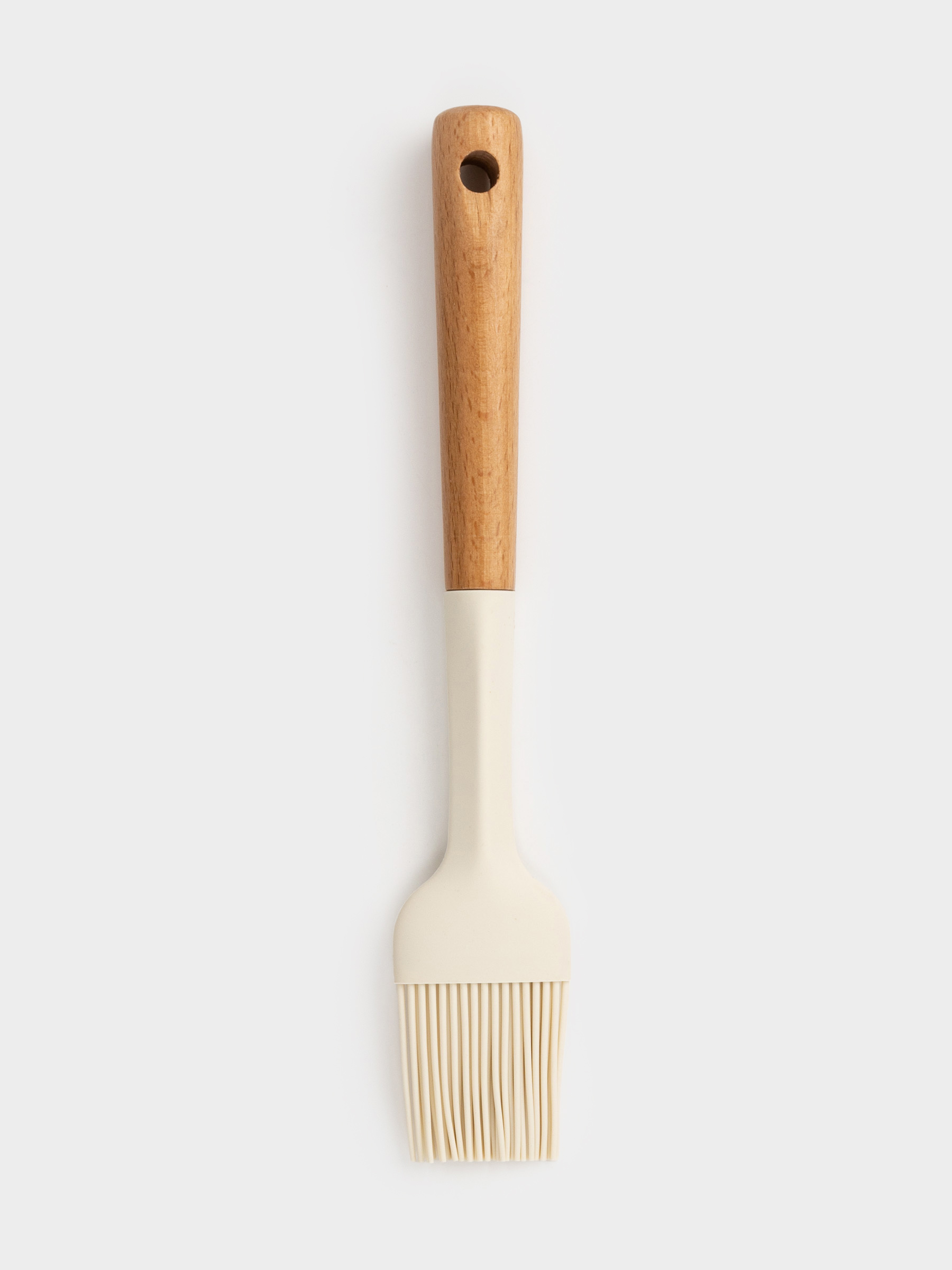 Кисть кулинарная, 23 см, силикон/дерево, молочная, Legerity, image-1