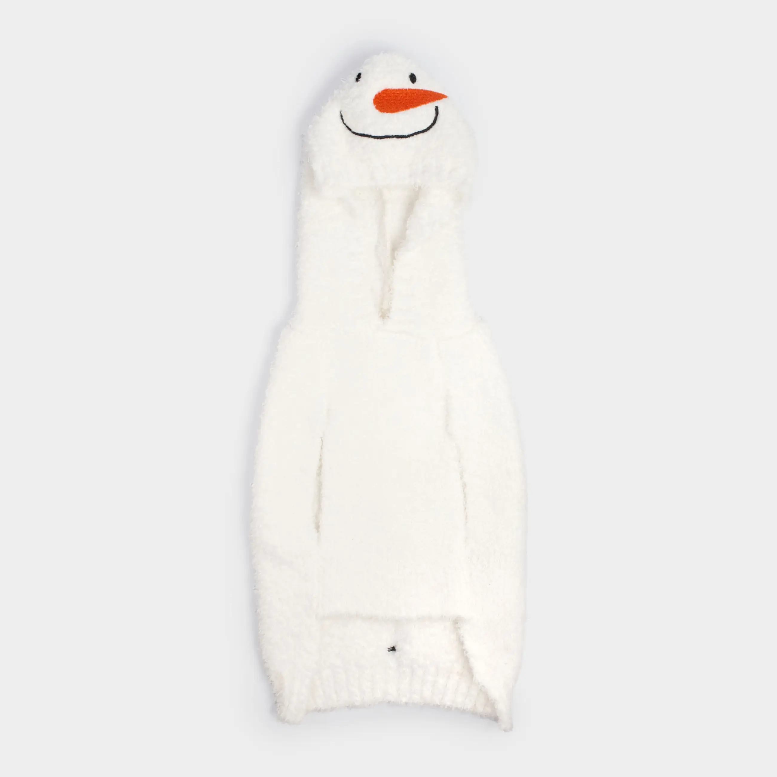 Жануарлар свитері, 38 см, өлшеміМ, капюшоны бар, полиэстер, ақ, Аққала, Fashion pet