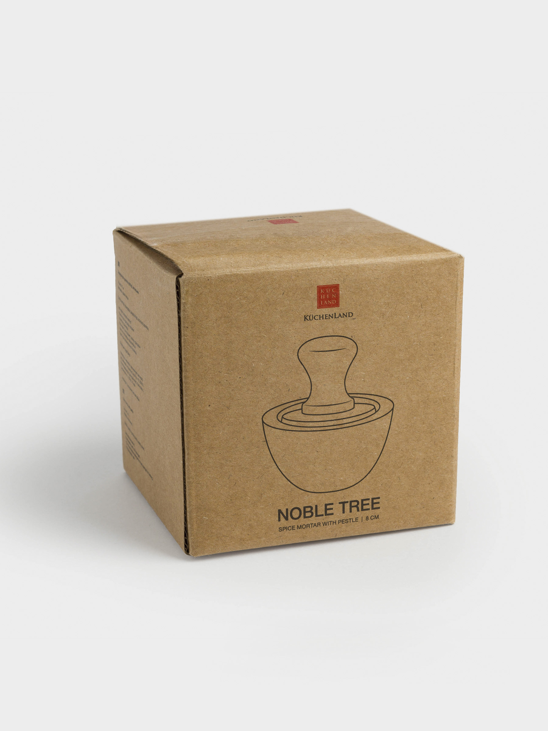 Ступка для специй, 8x5 см, с пестиком, дерево, Noble tree, image-6