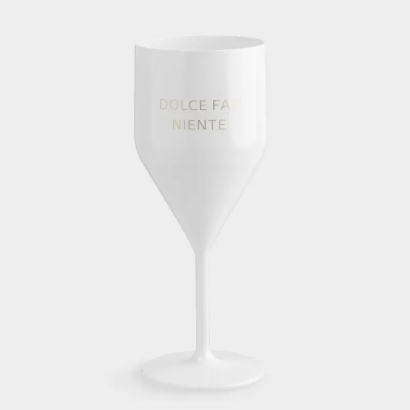 Бокал для вина, 400 мл, пластик, белый, Dolce far niente, Course ,image-0