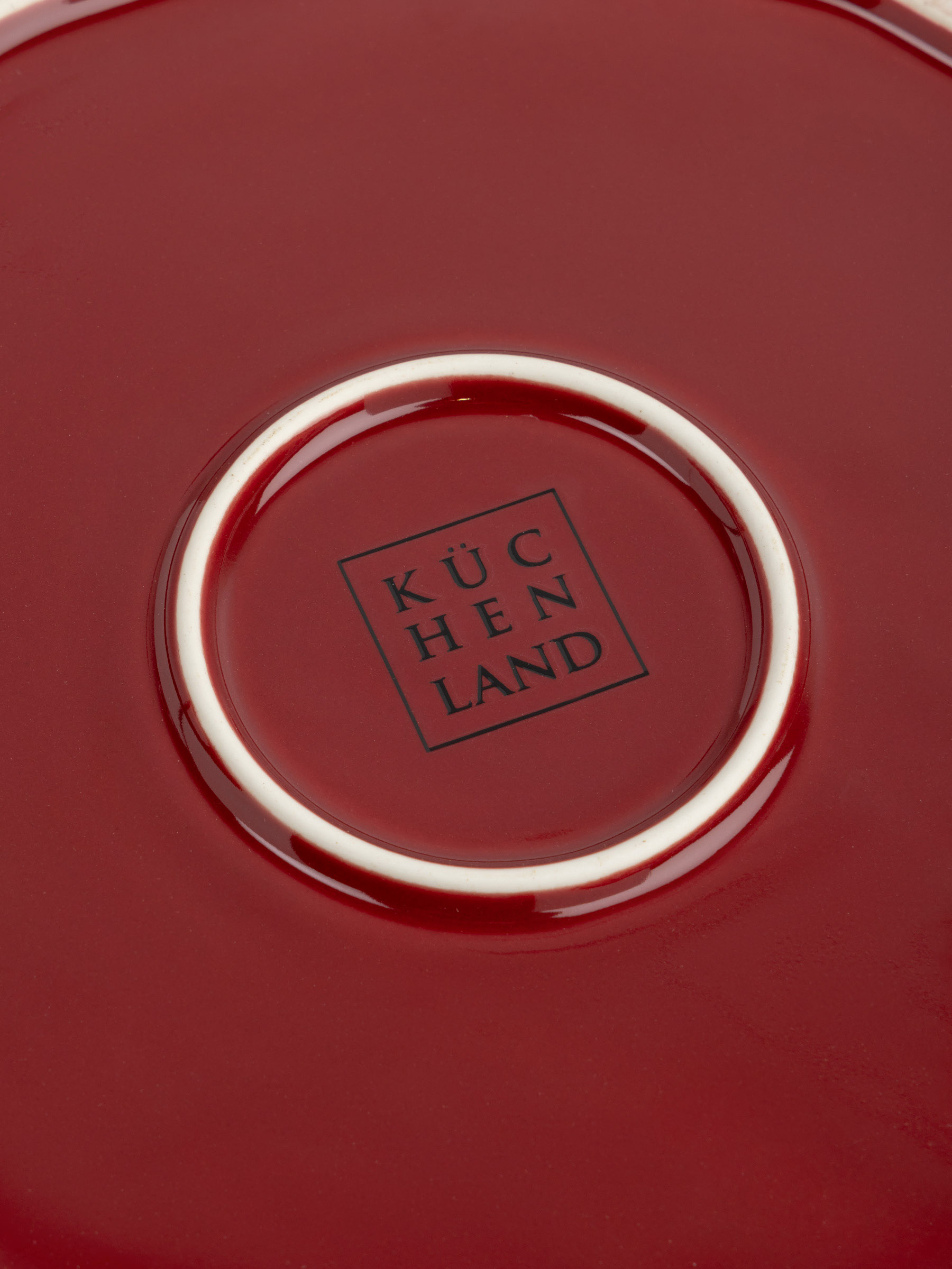 Пісіруге арналған ыдыс, 23х6 см, керамика, дөңгелек, қою қызыл, Жылқысы бар шырша, Christmas tree, image-5