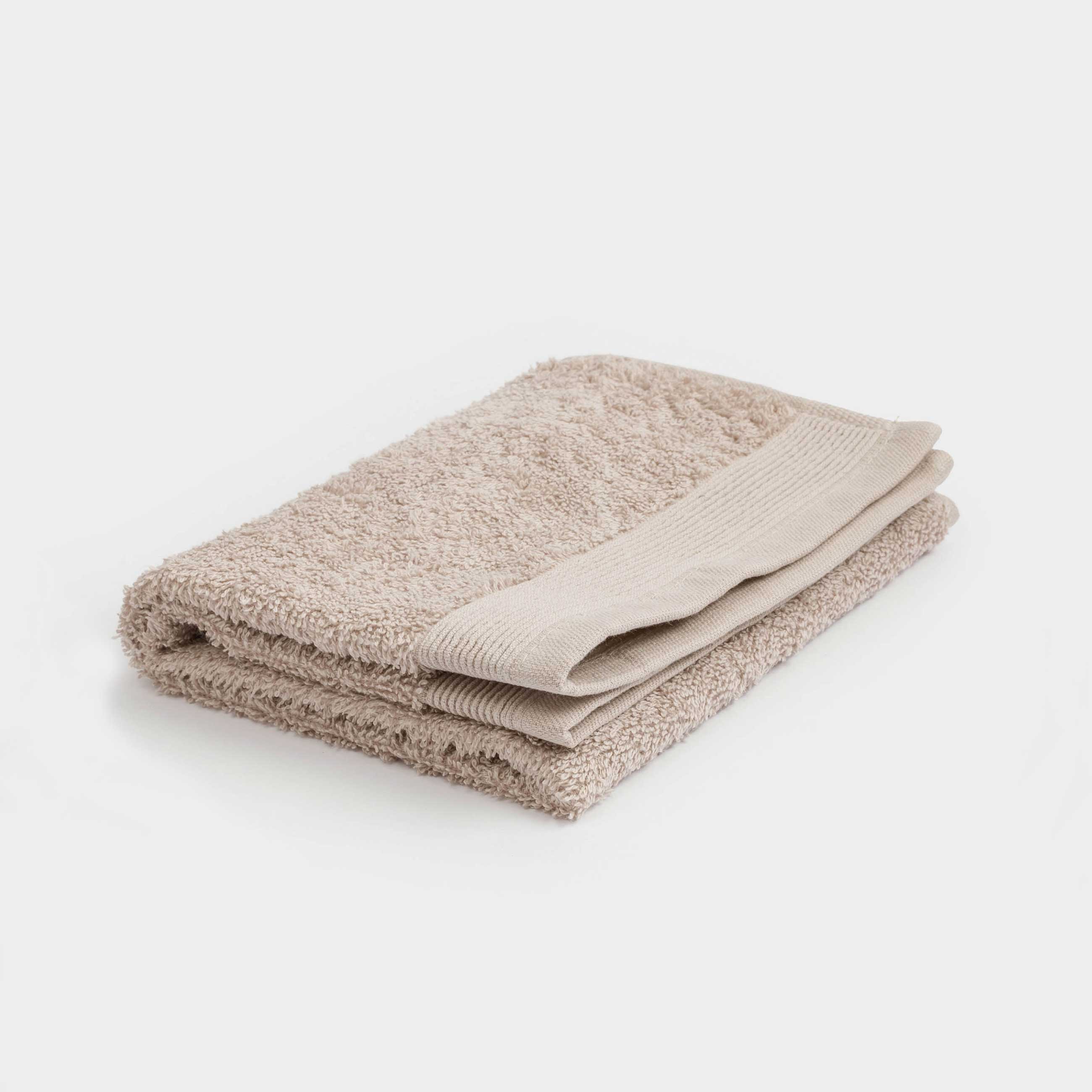 Полотенце, 40х60 см, хлопок, бежевое, Vari cotton, image-0