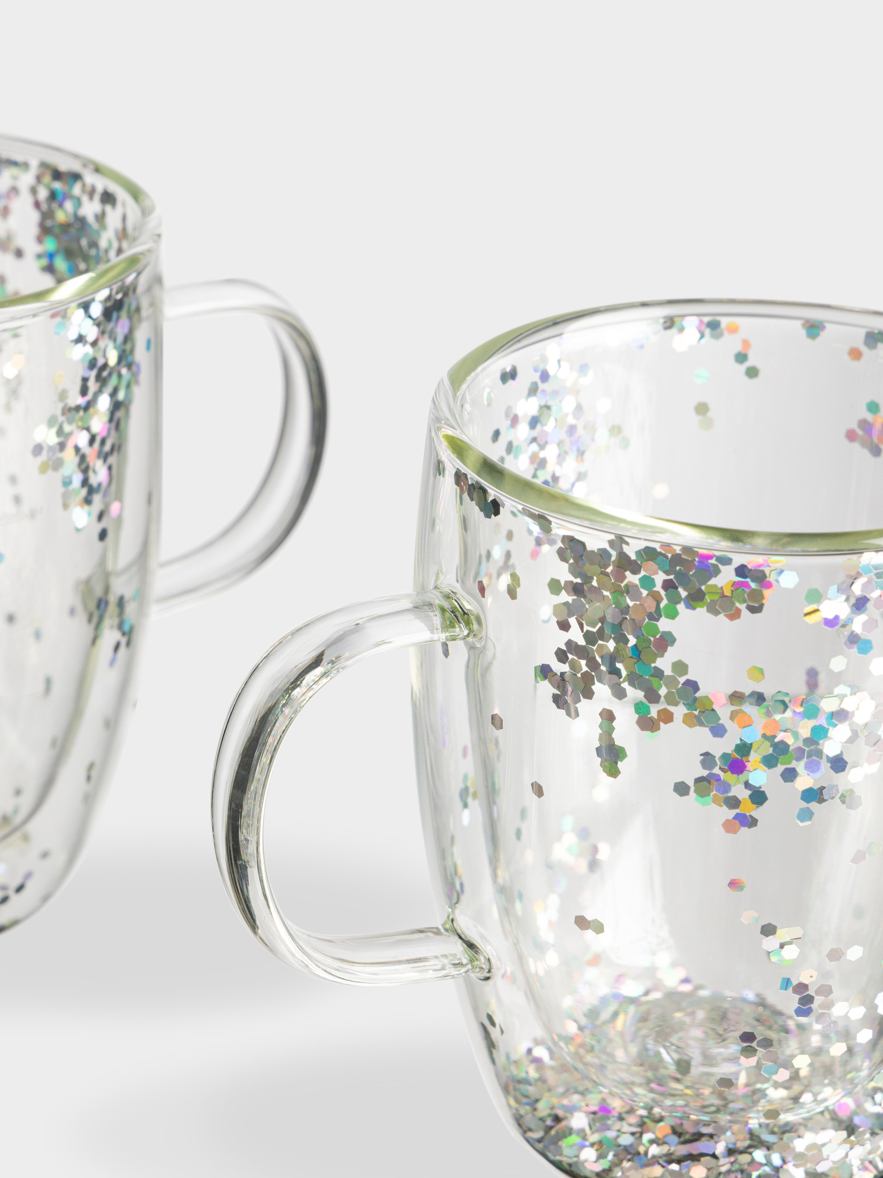 Шыныаяқ, 290 мл, 2 дана, шыны Б, күміс секвинтками, Air sparkly, image-3