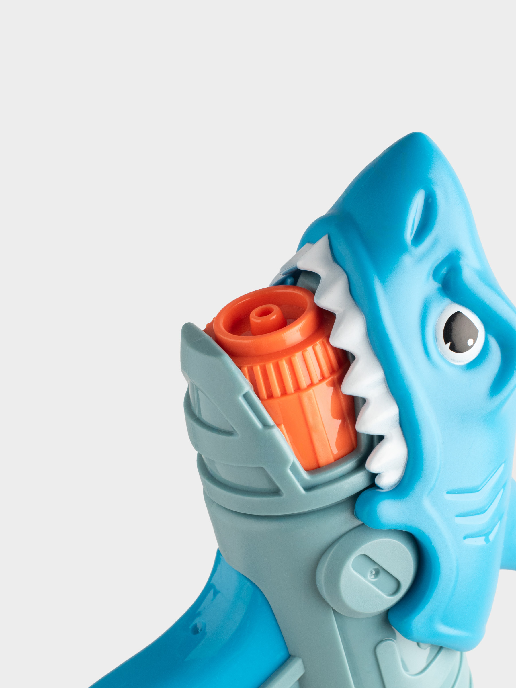 Пистолет водяной, 40 см, пластик/ПВХ, желто-синий, Акула, Aquatic animals, image-4