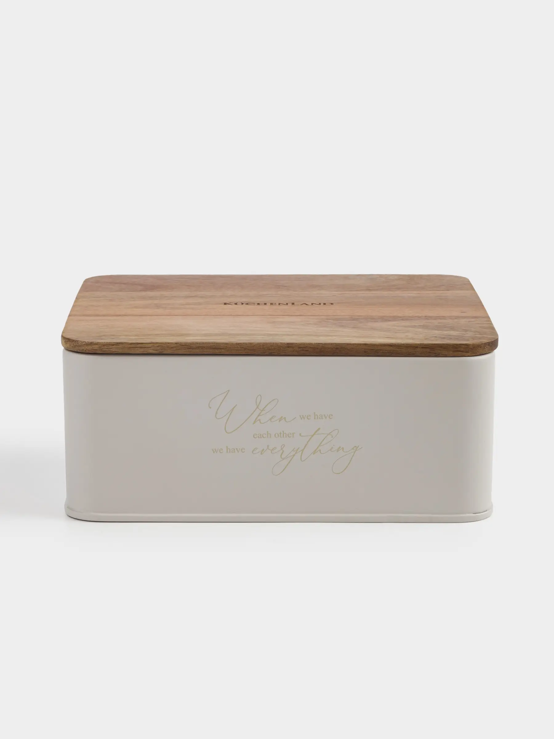 Коробка для чая, 18х15 см, 6 отд, металл/дерево, прямоугольная, бежевая, Ritlen