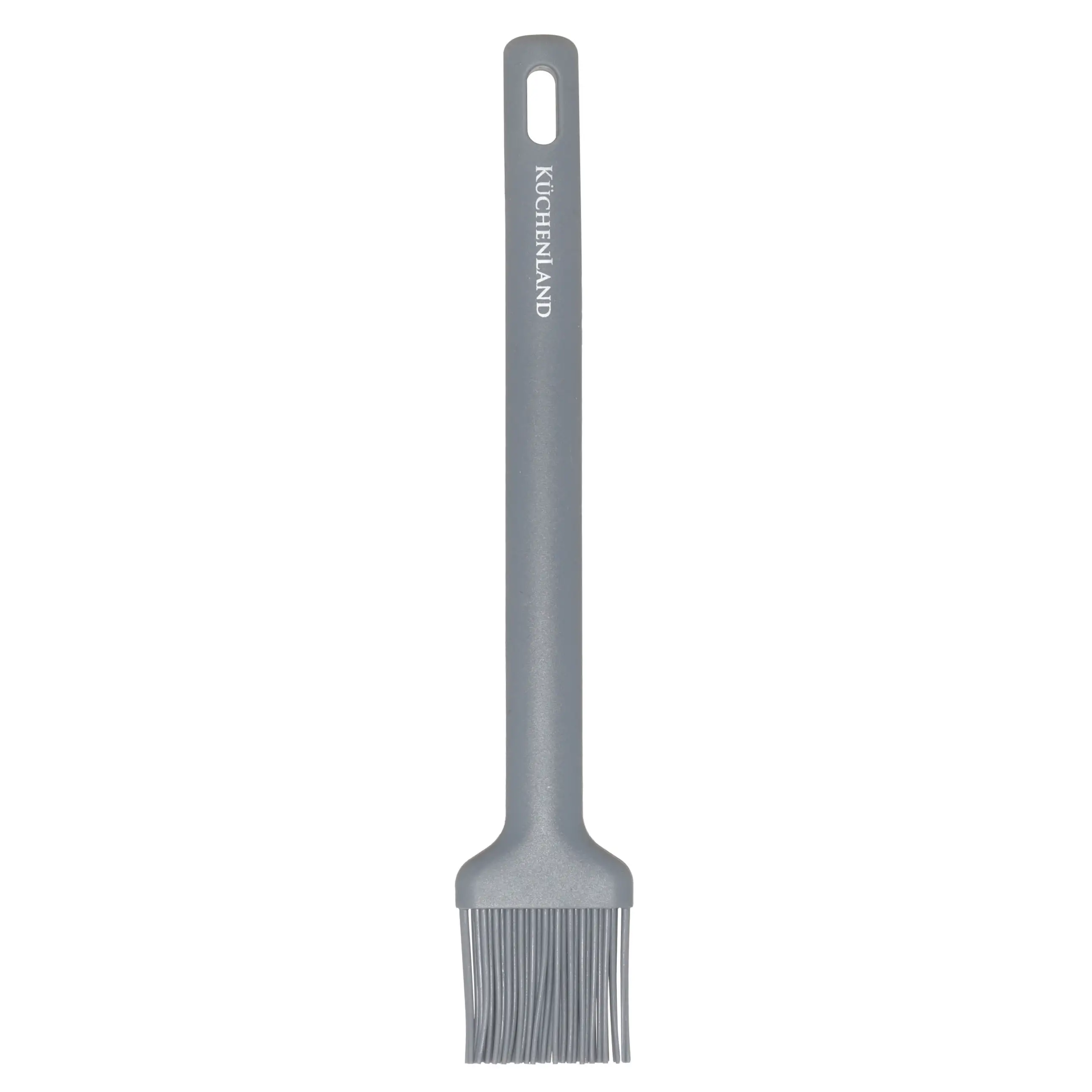 Кисть кулинарная, 27 см, силикон, серая, Grey steel, image-0