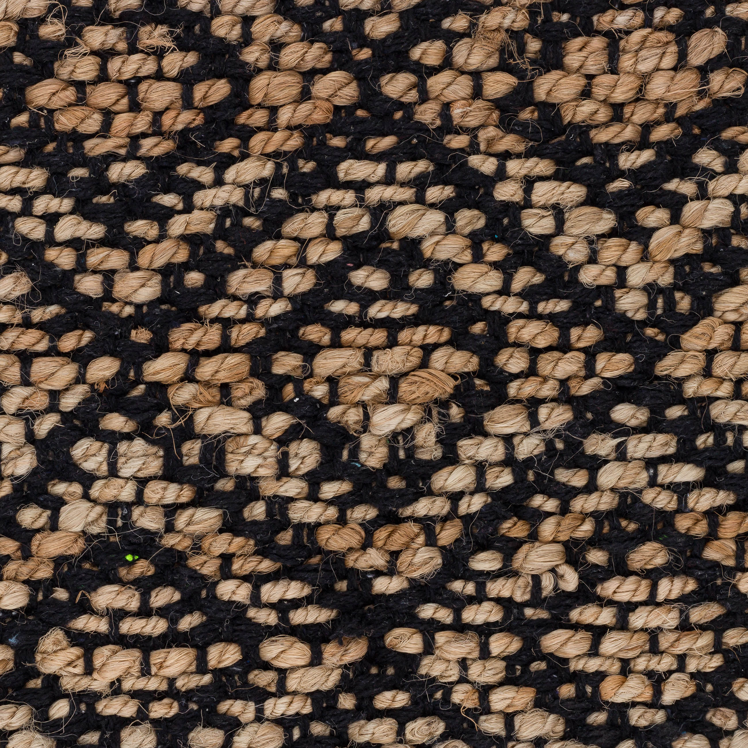 Коврик, 60х100 см, джут/хлопок, песочный/черный, Ромбы, Jute, image-3