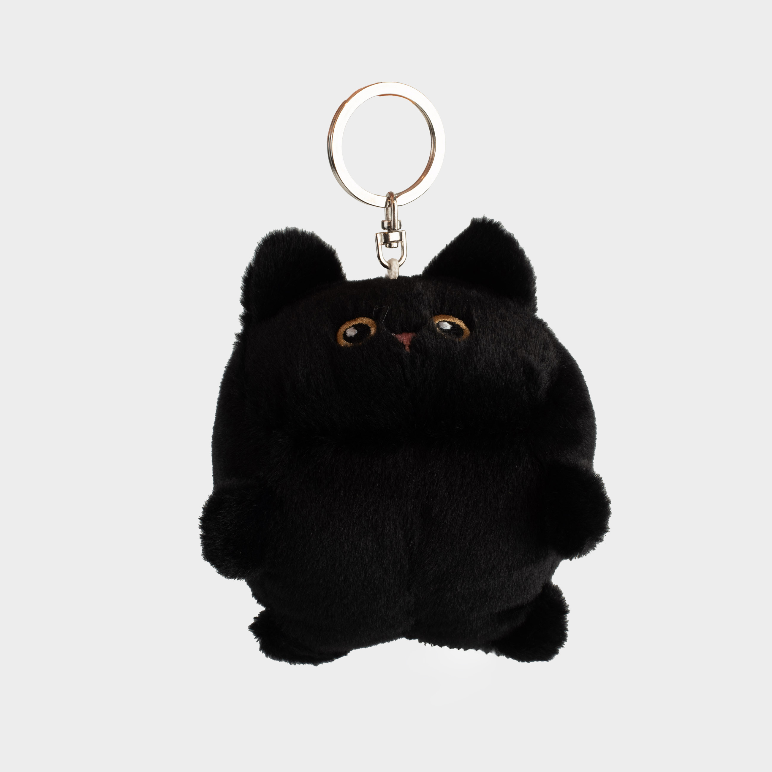 Брелок, 10 см, мягкий, заводной, полиэстер/металл, черный, Кот, Cat night, image-4