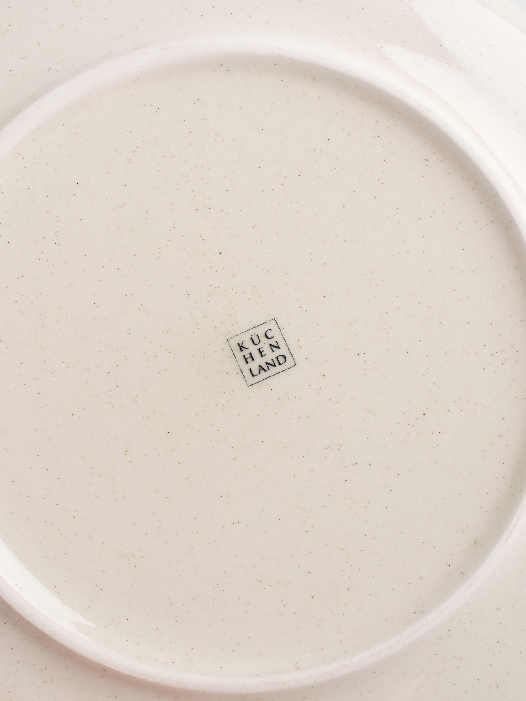 Түскі ас тәрелкесі, 28 см, керамика, сарғылт-қоңыр, дақты, Speckled glaze, image-3