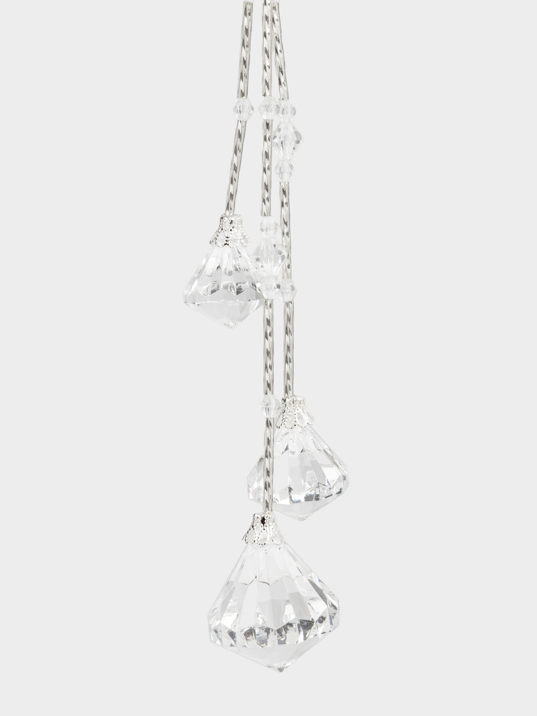 Украшение декоративное, 27 см, подвесное, акрил/металл, Кристаллы, Crystal decor, image-1