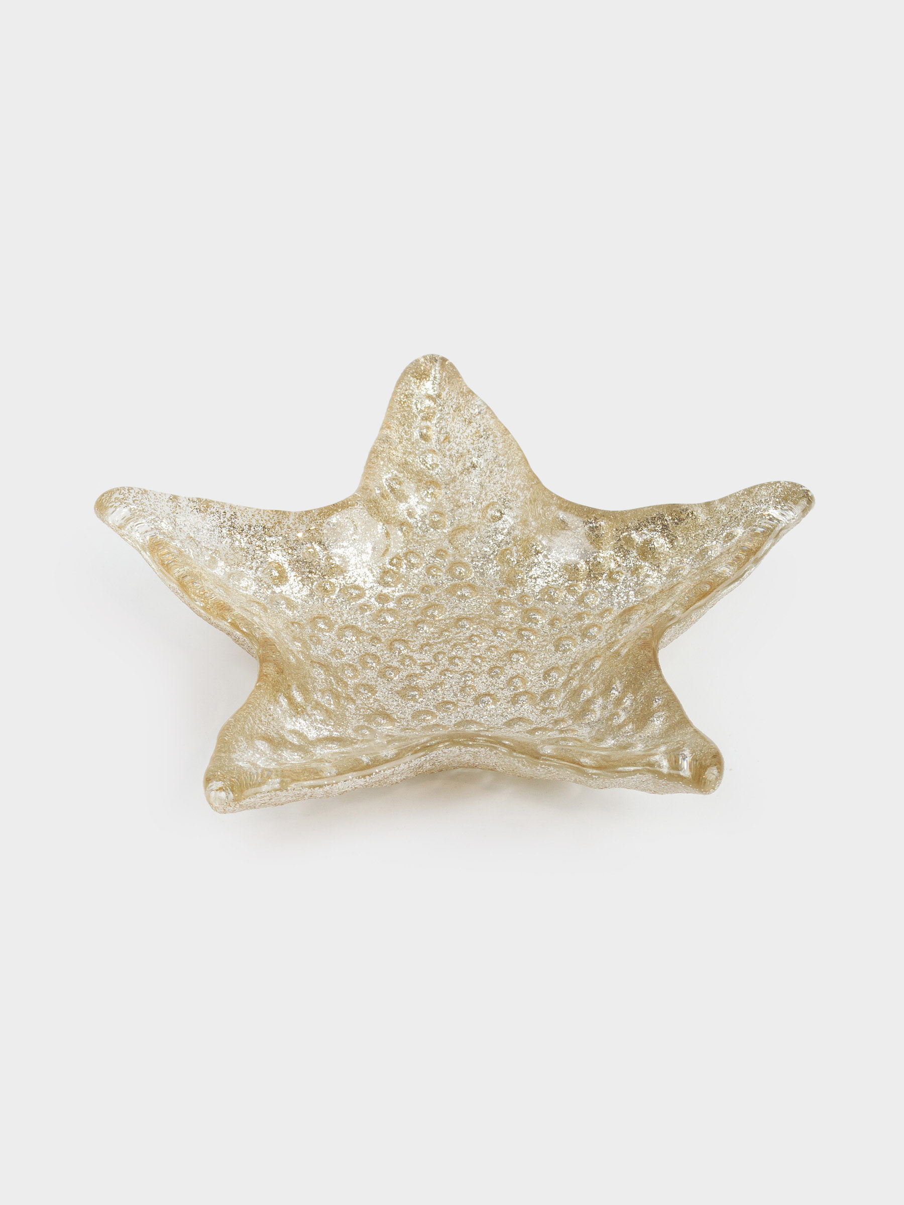 Блюдо, 16х2 см, стекло, шампань, Морская звезда, Starfish, image-2
