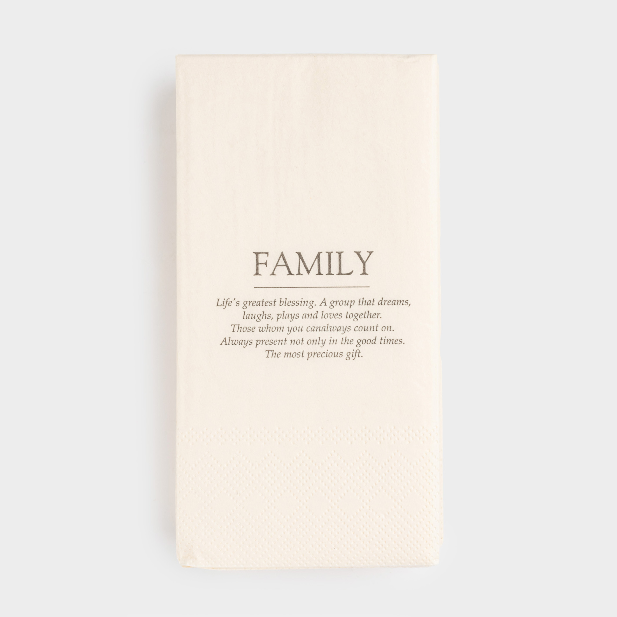 Салфетки бумажные, 33х33 см, 20 шт, прямоугольные, белые, Family, Course, image-0