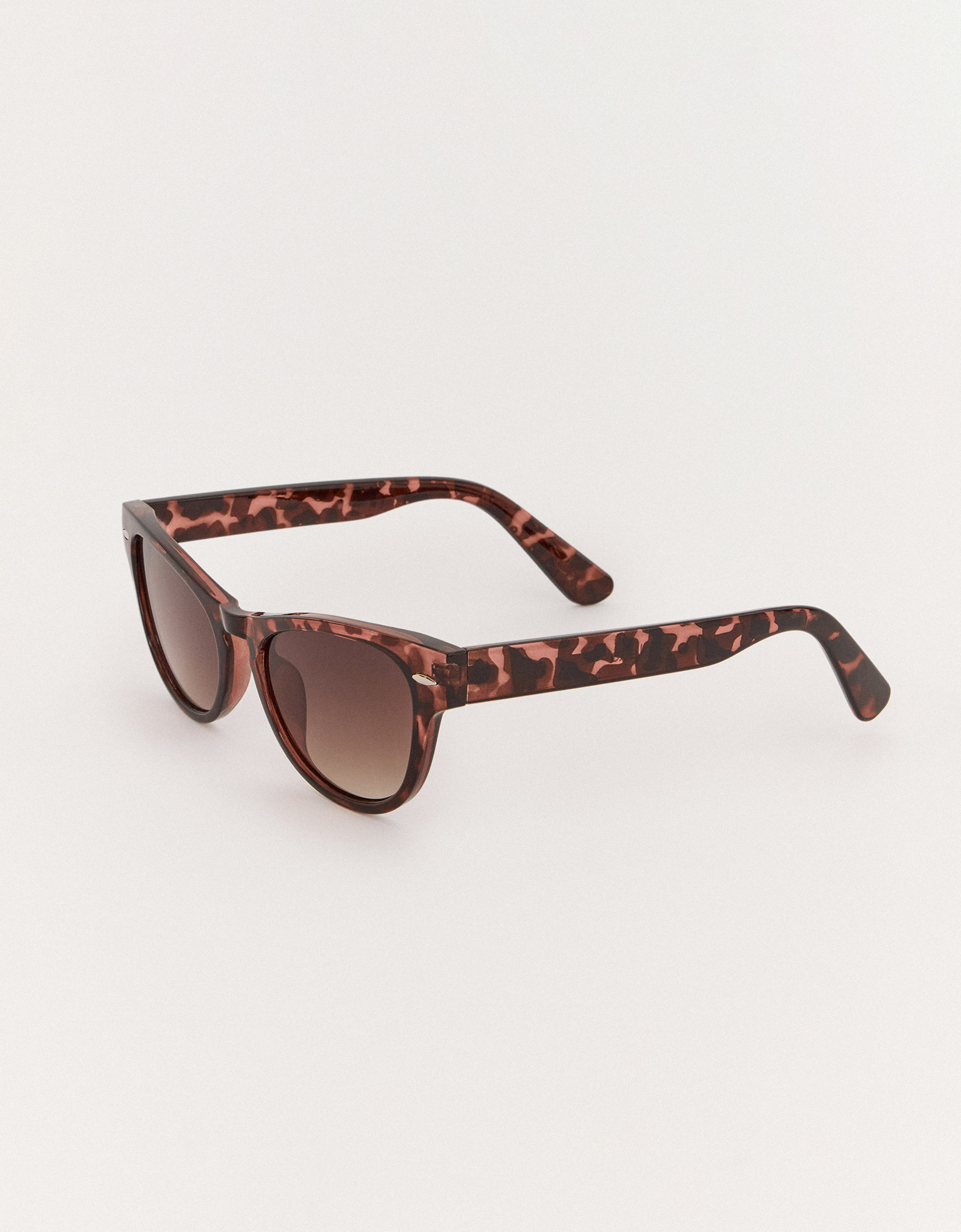 Очки солнцезащитные, пластик, прямоугольные, черепаховые, Eyewear, image-1