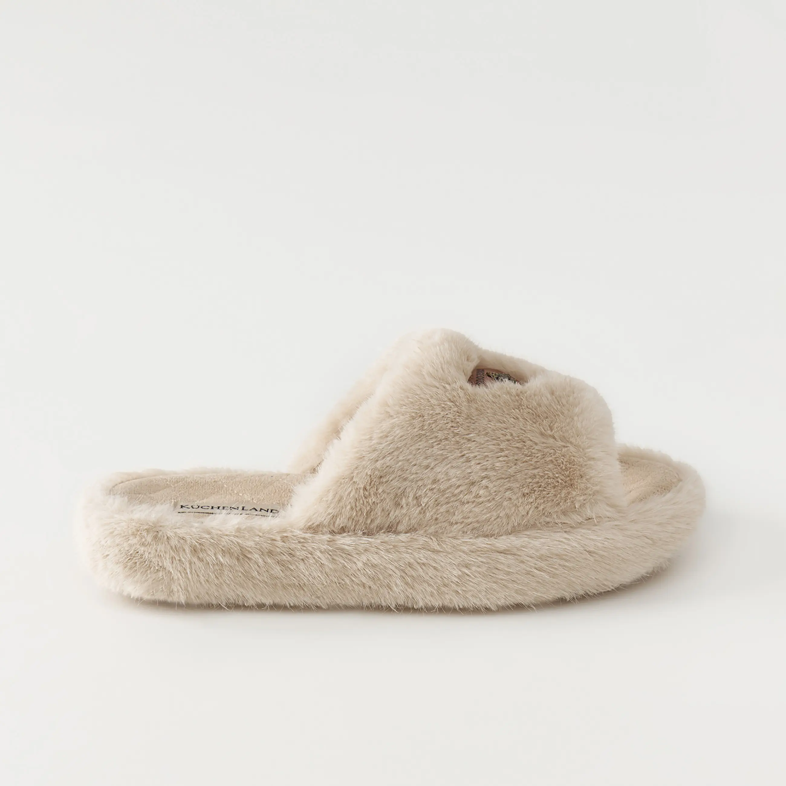 Әйелдер тәпішкелері, үйге арналған, өлшемі 36-37, жасанды жүн / күдері, сарғылт-қоңыр-қызғылт сары, Ара, Shaggy