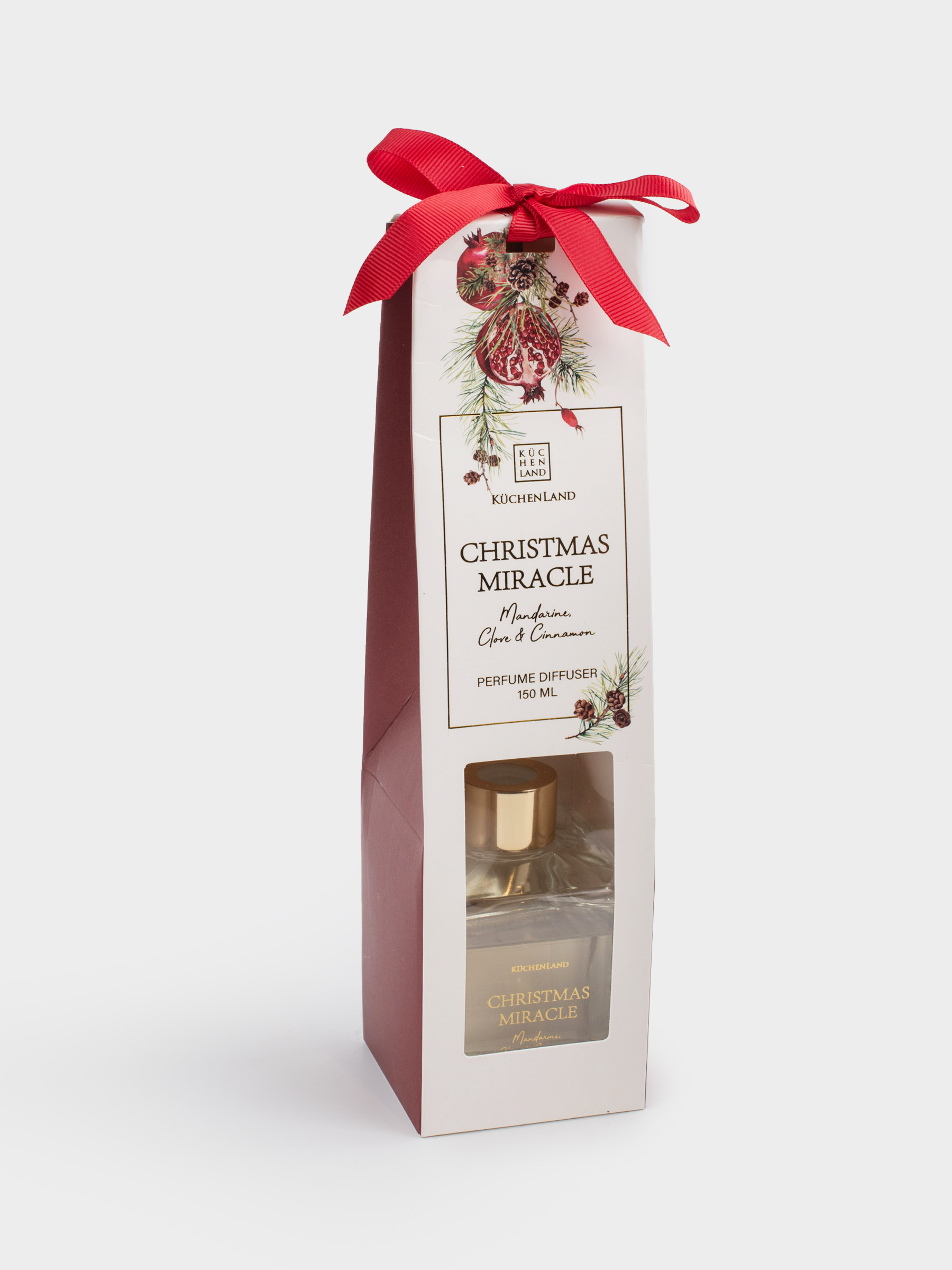 Хош иісті диффузор, 150 мл, Mandarine, Clove & Cinnamon, Cristmas miracle, image-4