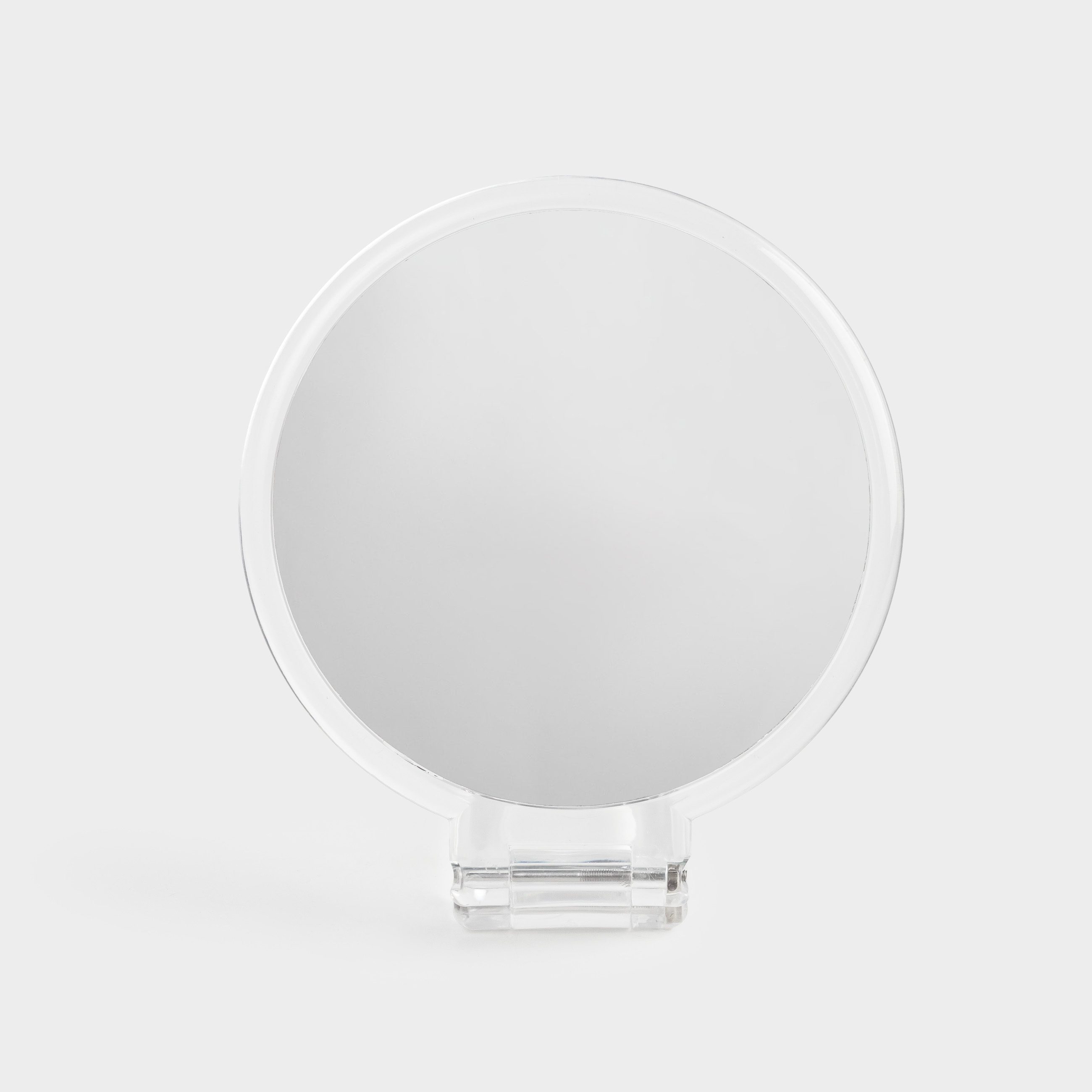 Үстел айнасы, 23x13 / 11 см, екі жақты, жиналмалы, тірек-тұтқа, пластик, дөңгелек, Messa, image-1