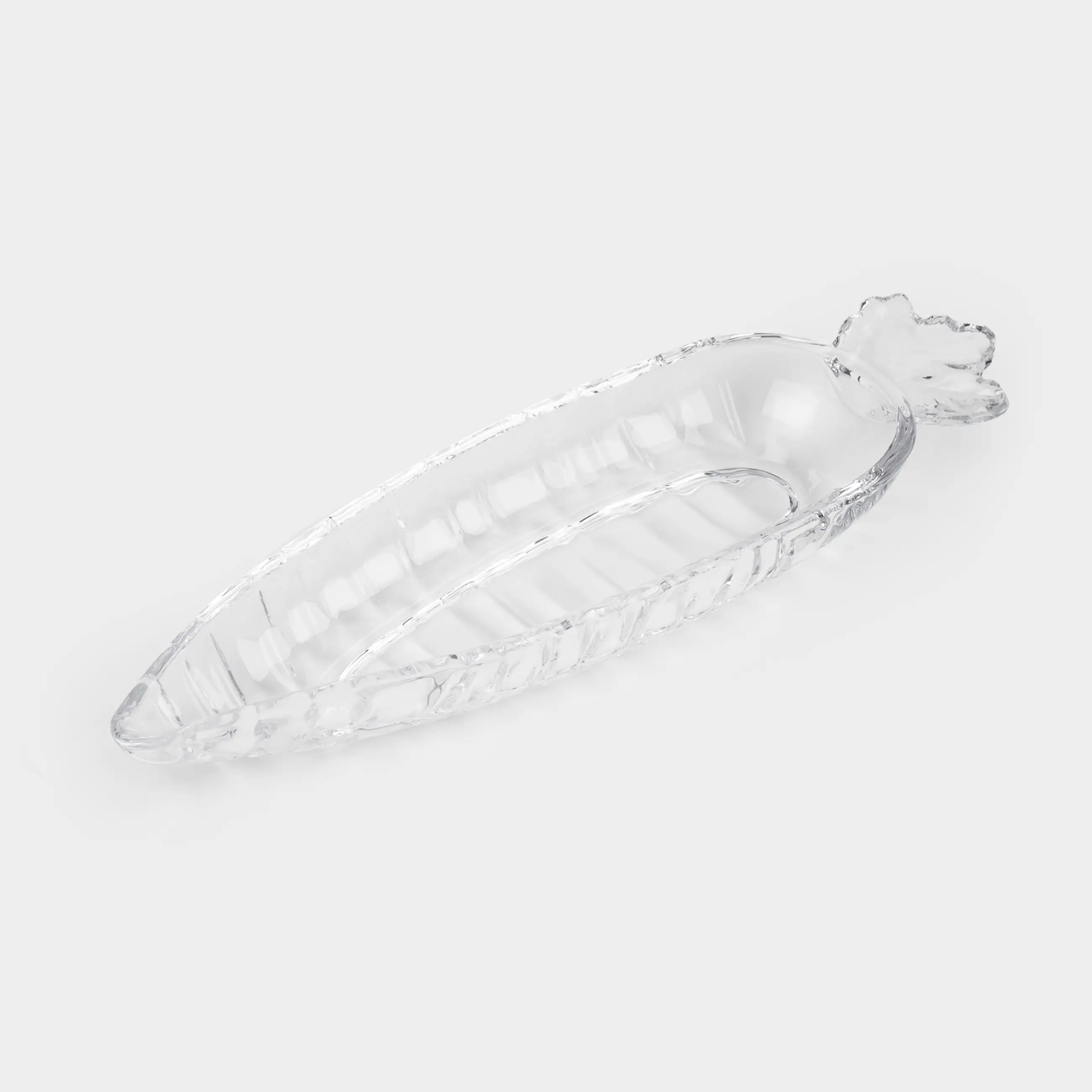 Ыдыс, 27х8 см, шыны, Сәбіз, Clear pattern