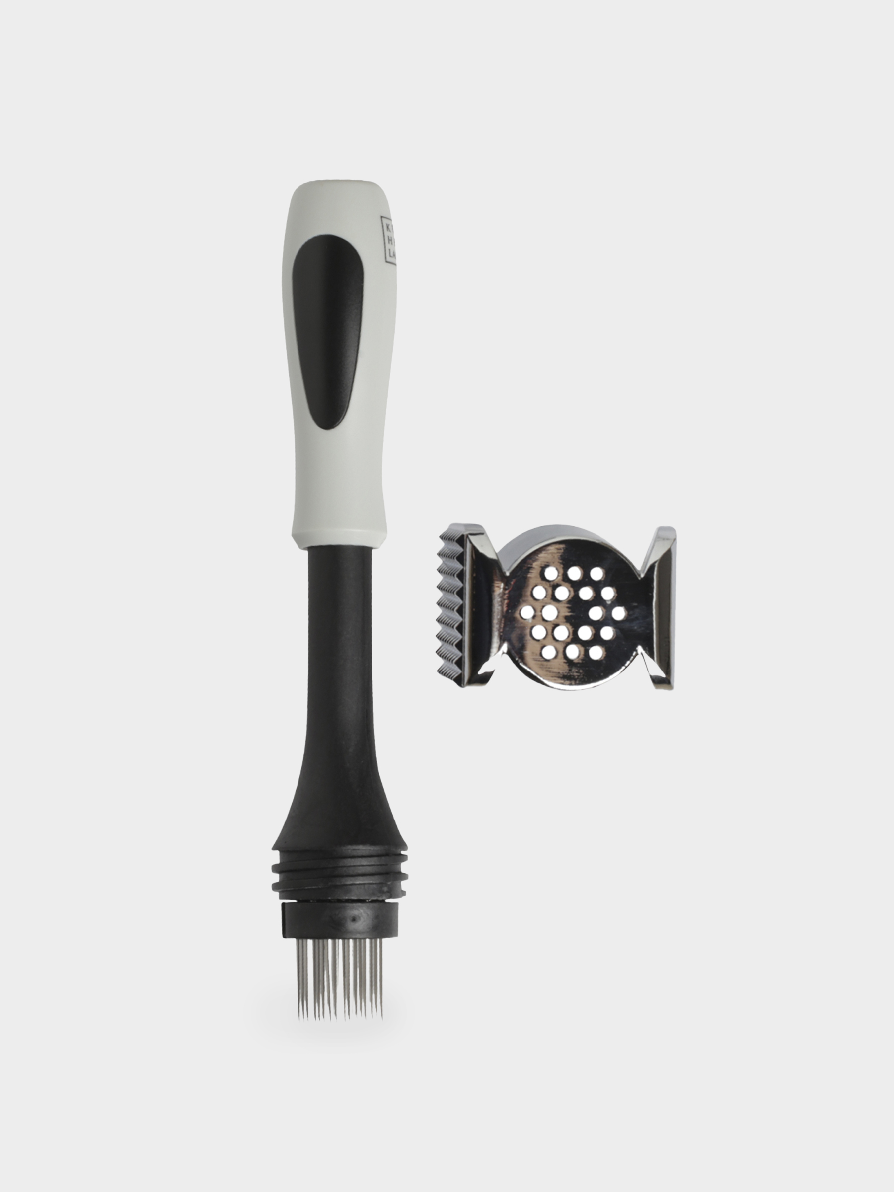 Молоток для отбивания мяса, 23 см, с тендерайзером, серый, Grinding, image-1