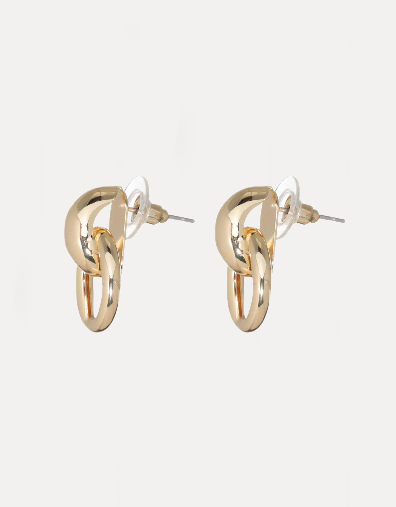 Серьги-пусеты, 2 см, 2 шт, металл, золотистые, Jewelry, image-1