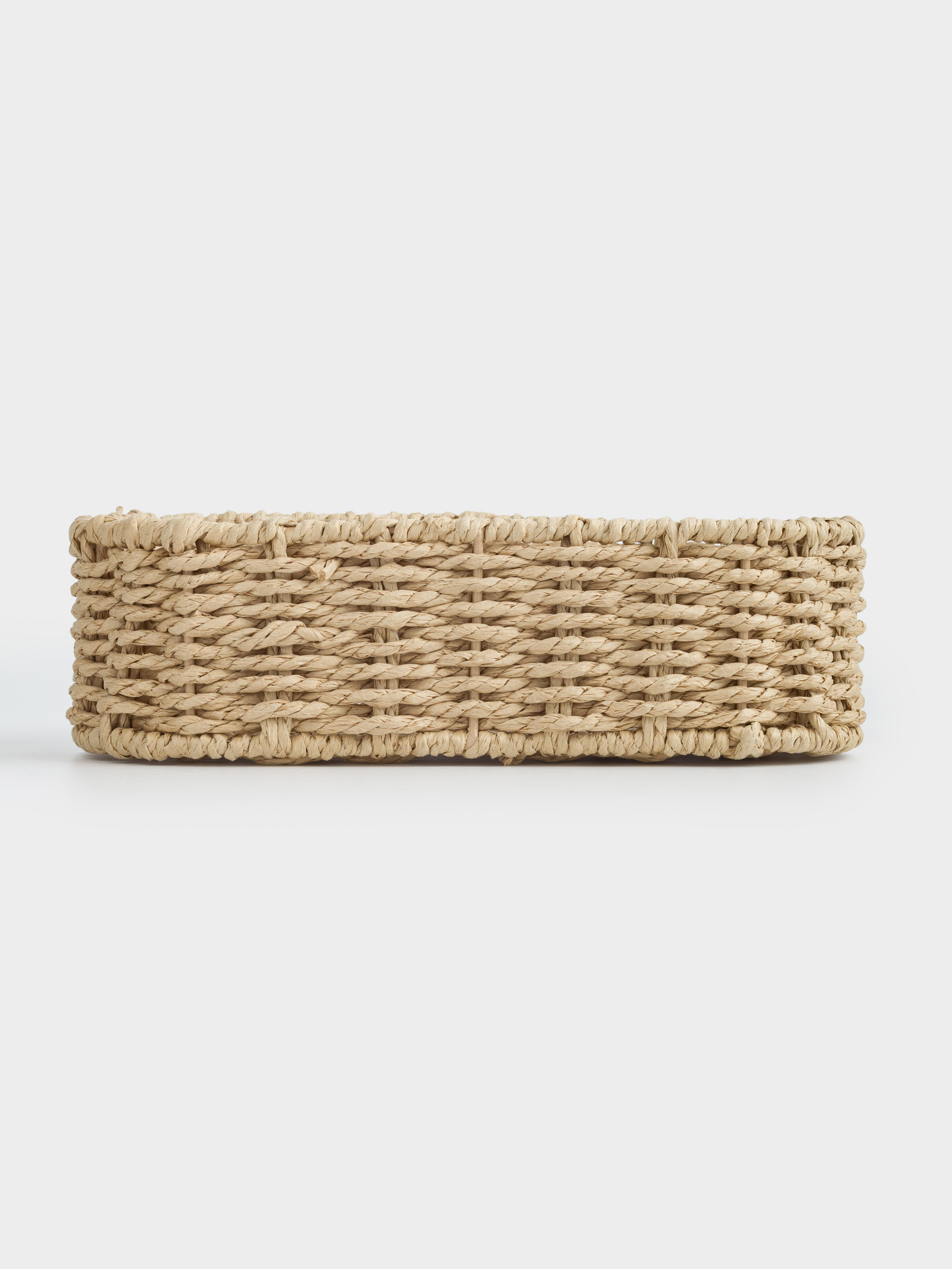 Корзина для столовых приборов, 25х10 см, плетеная, целлюлоза, овальная, Braided, image-3