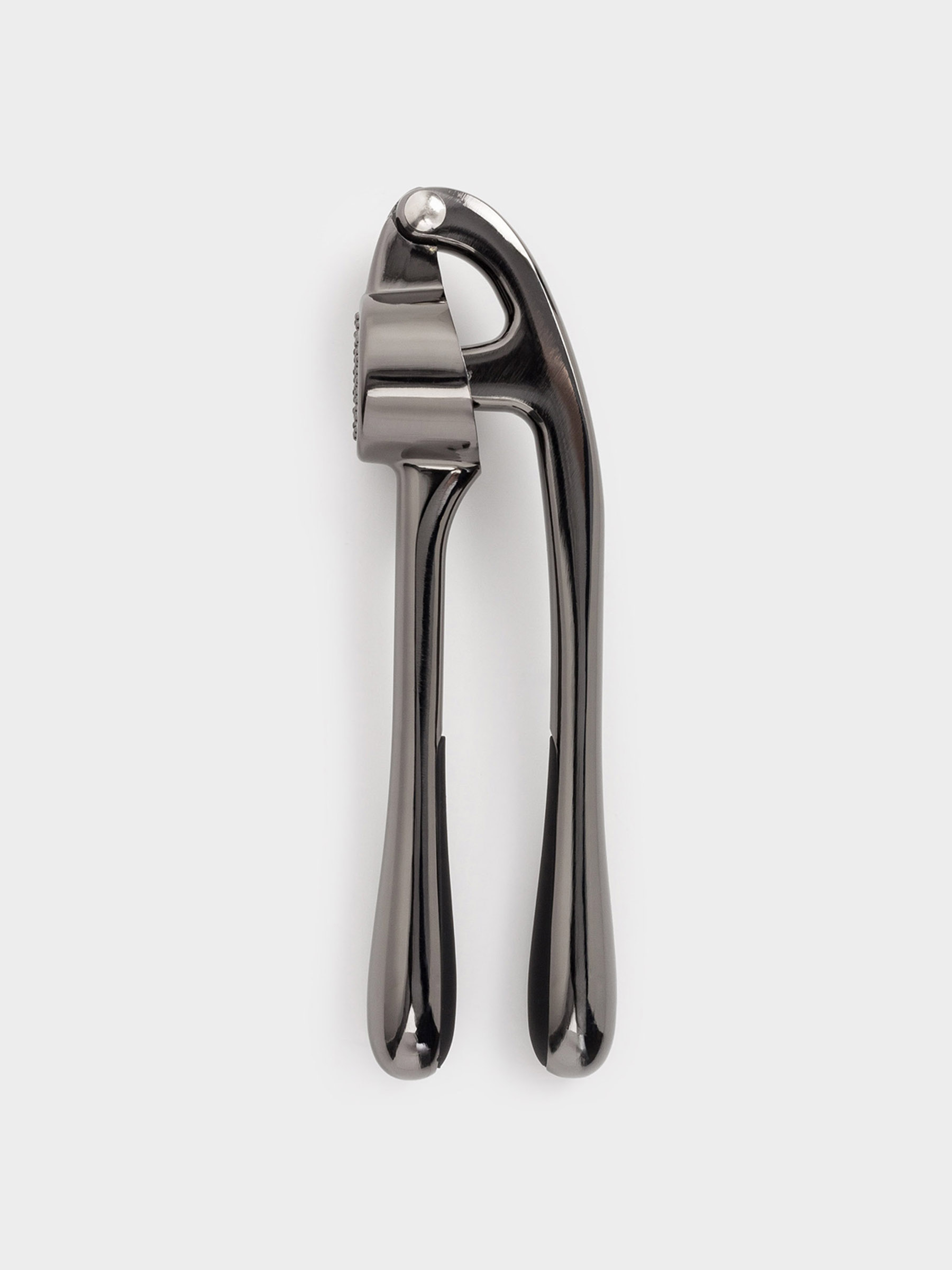 Пресс для чеснока, 17 см, металл/пластик, темно-серый, Titanium, image-6