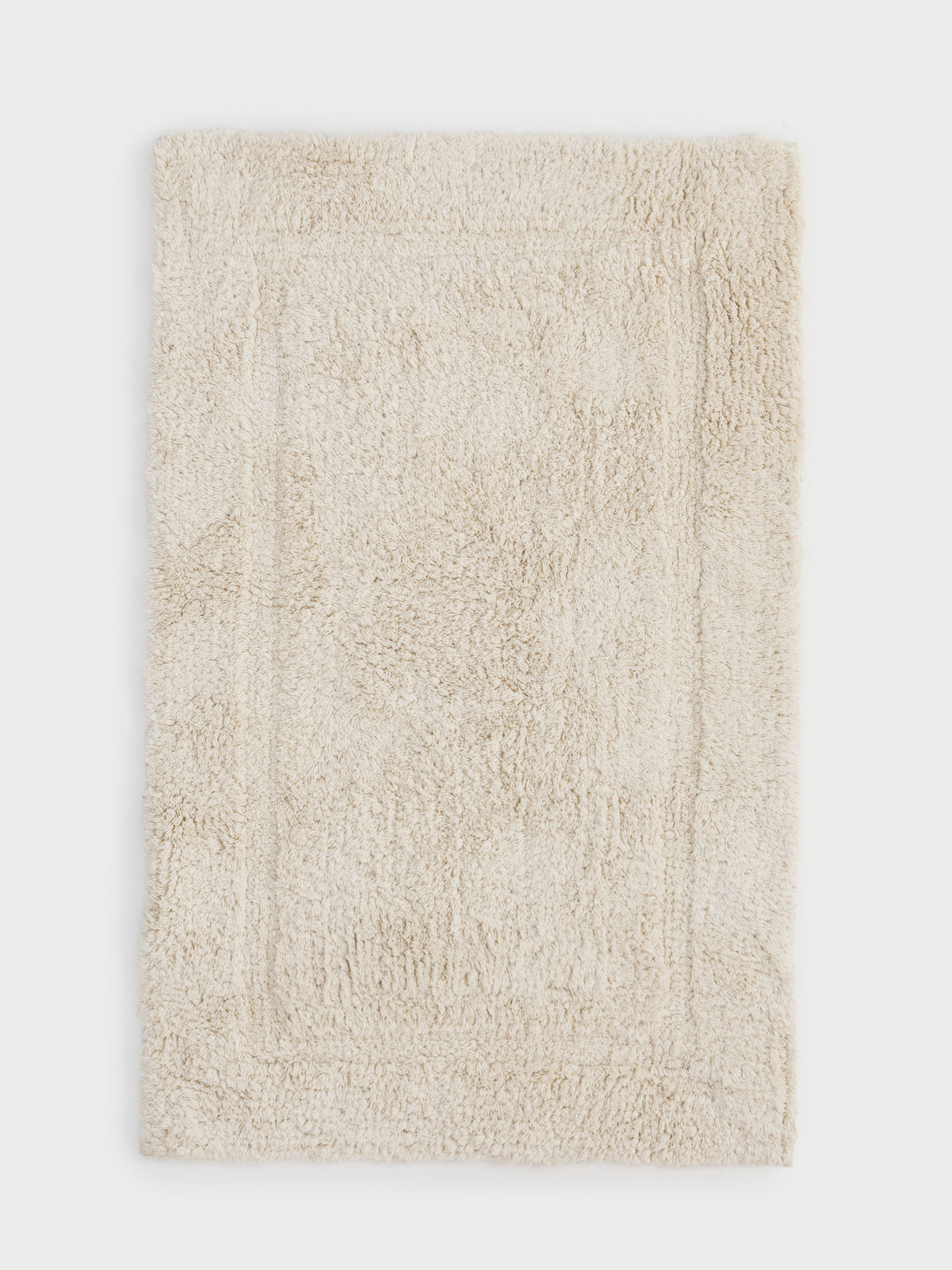 Коврик для ванной комнаты, 50x80/50x50 см, 2 шт, противоскользящий, хлопок, молочный, Metric, image-1
