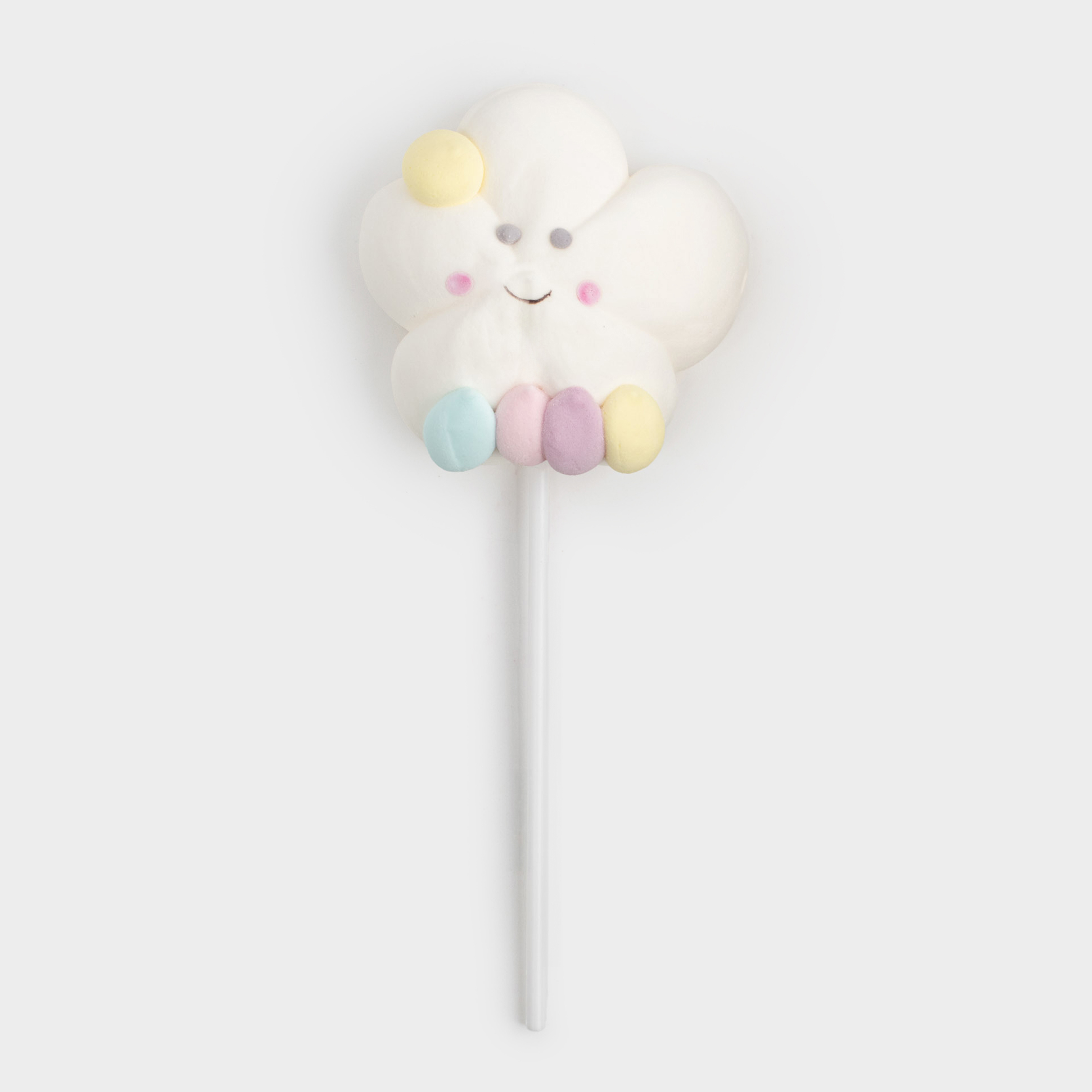 Маршмеллоу, 17 гр, таяқшада, ақ, ваниль, Бұлт, Sweet life