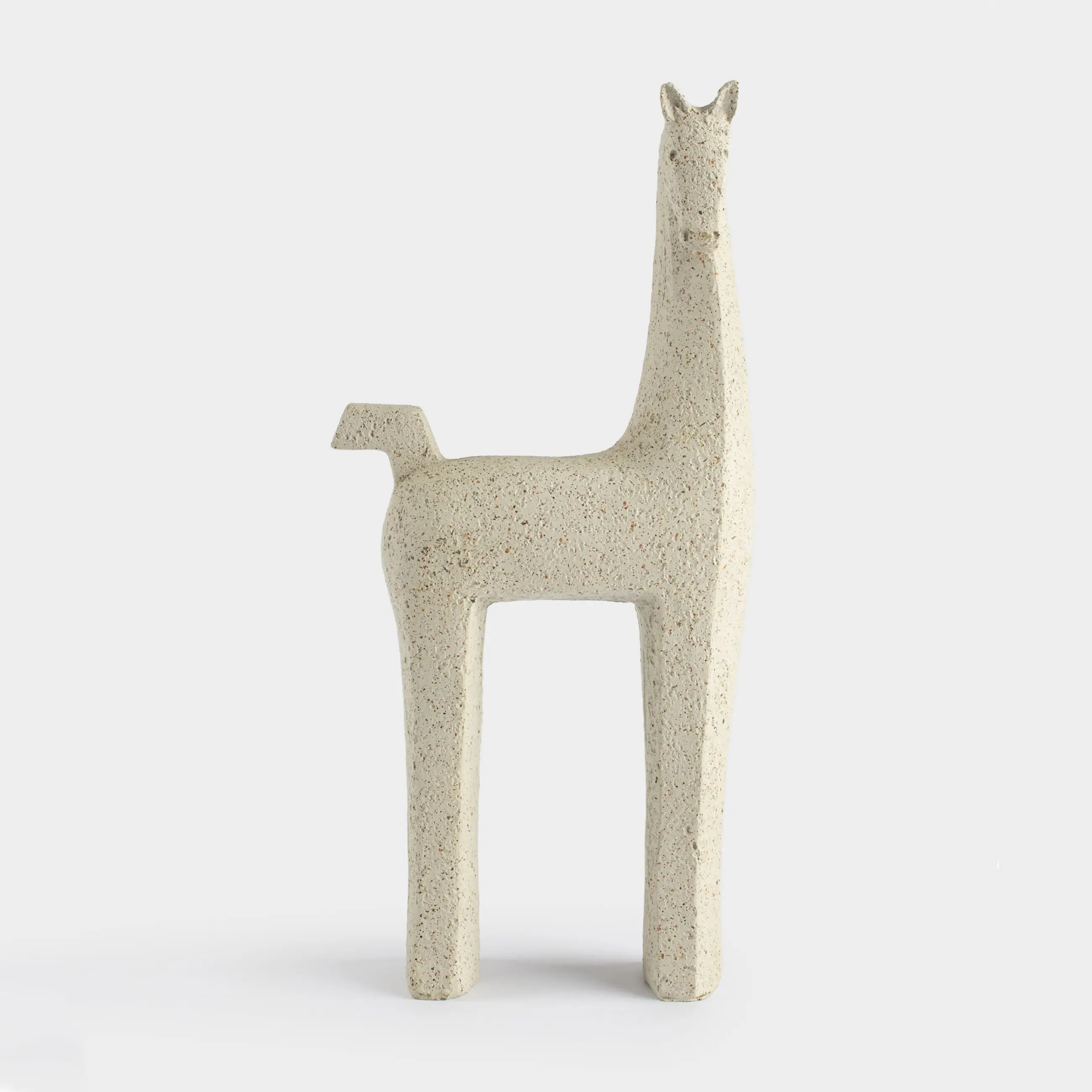 Статуэтка, 25 см, полирезин, белая, Конь, Horse white