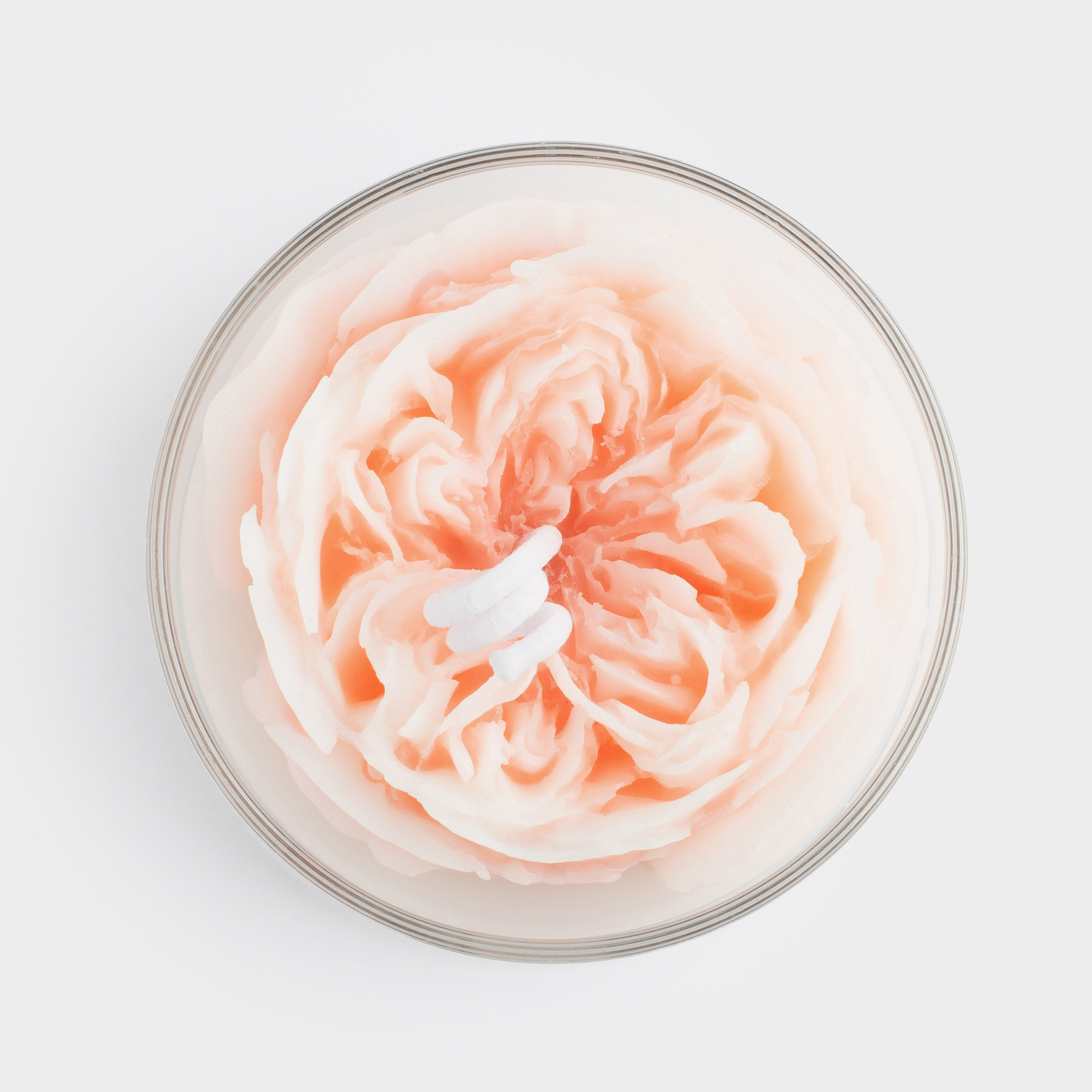 Свеча, 7 см, в подсвечнике, стекло, Цветок, Rose, image-2