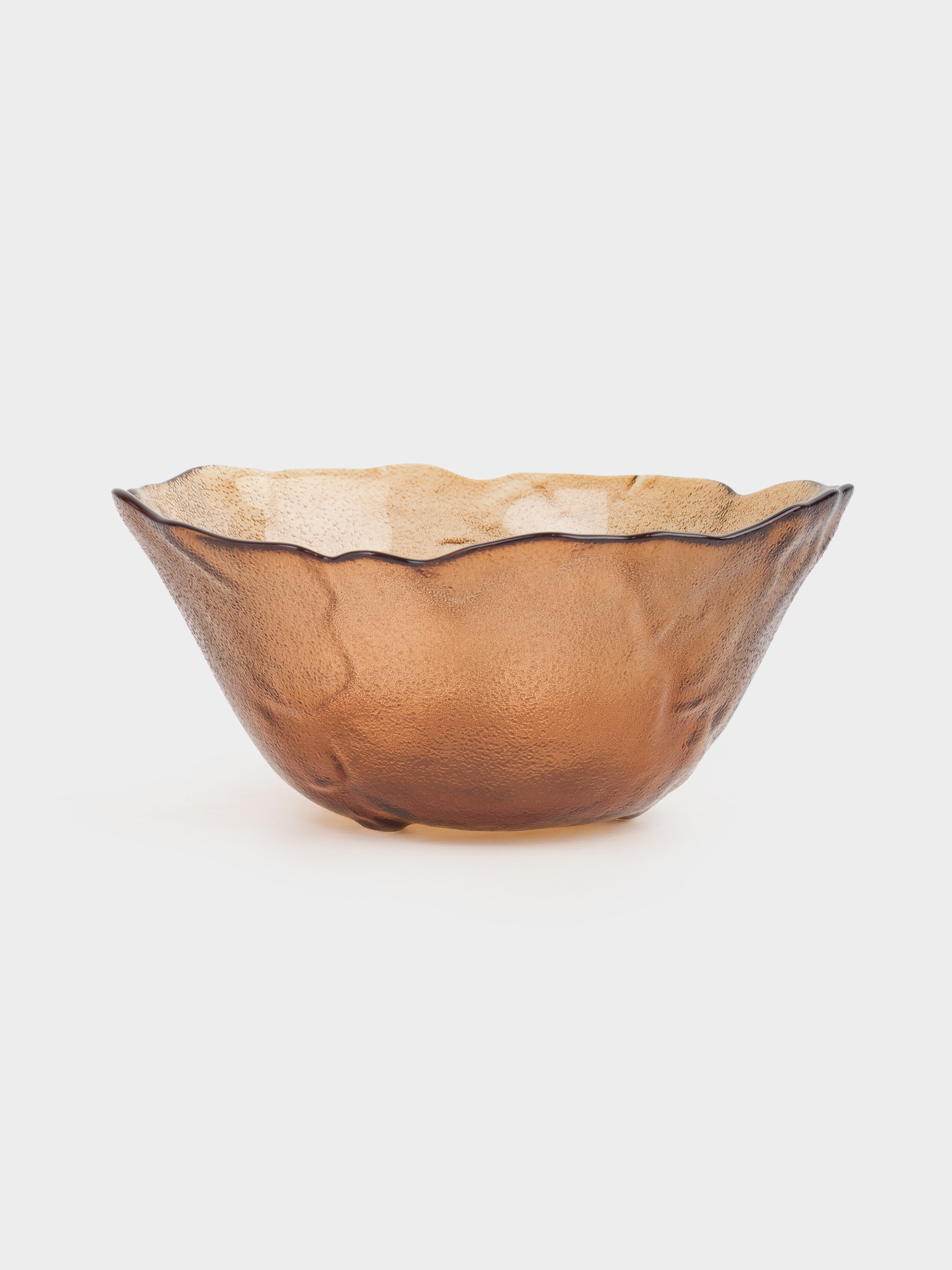 Салат ыдысы, 17х8 см, мл, шыны, кәріптас, Glacial color, image-0