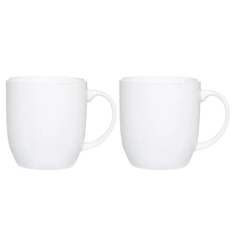 Кружка, 370 мл, 2 шт, фарфор F, белая, Ideal white ,image-0